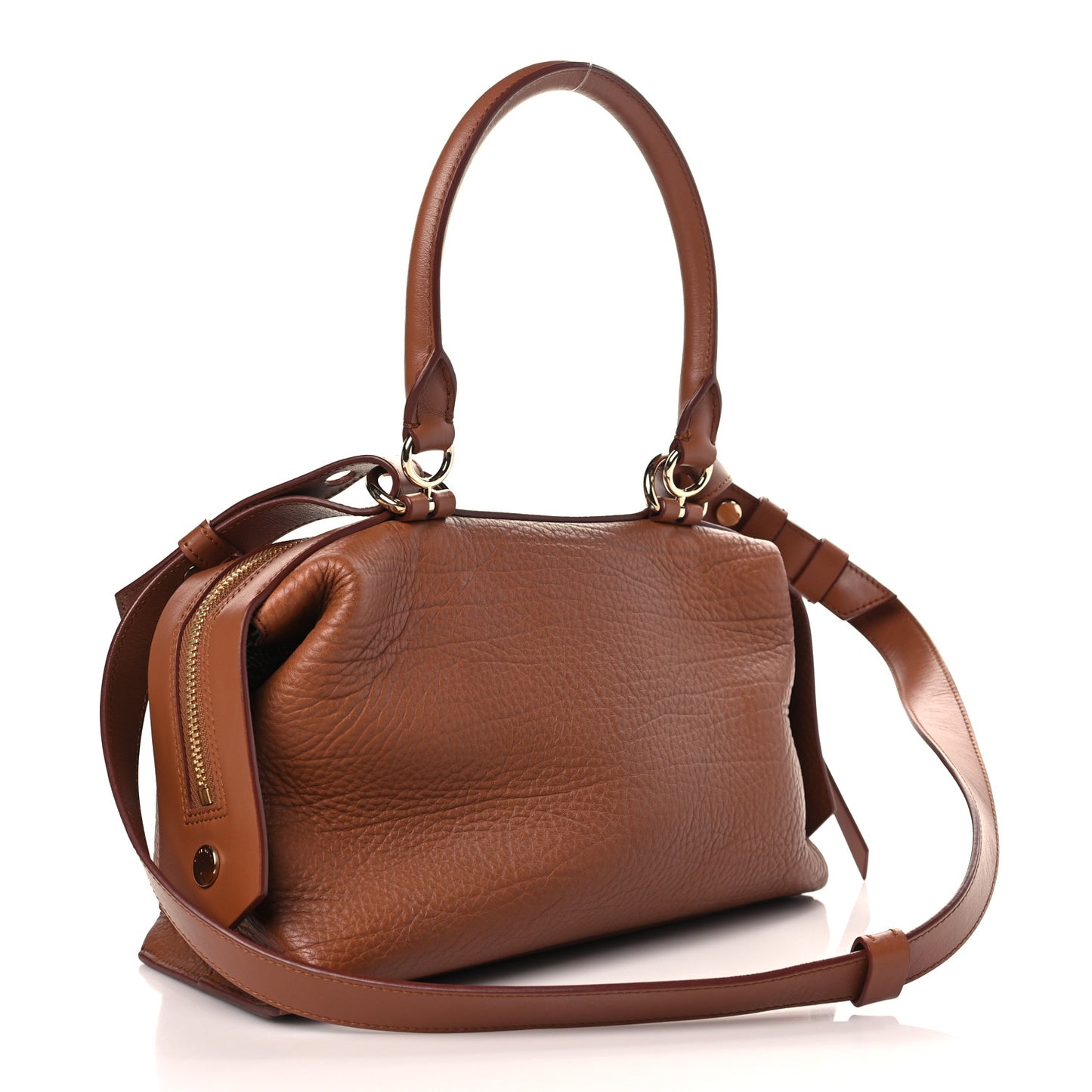 Calfskin Small Sway Cognac