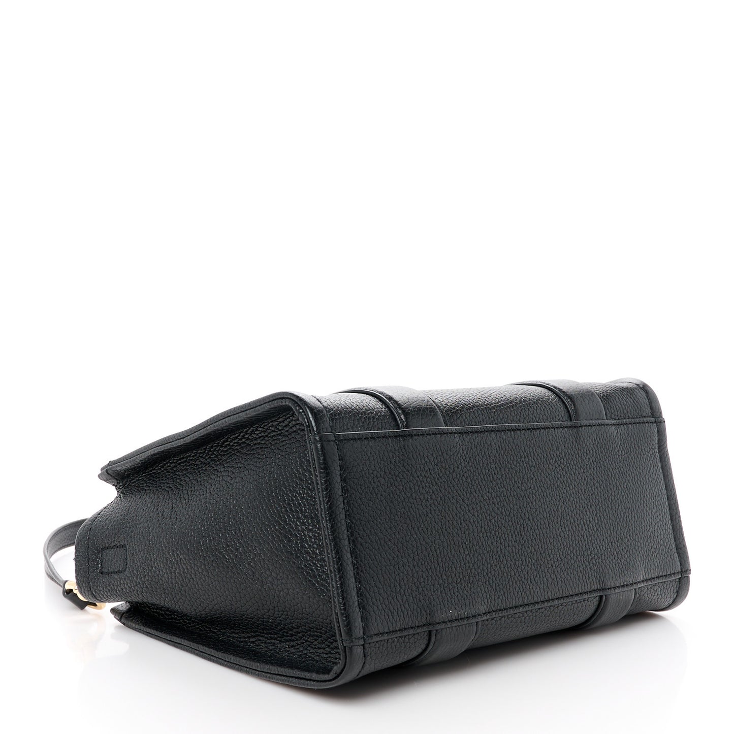 Grained Calfskin Small The Tote Bag Black