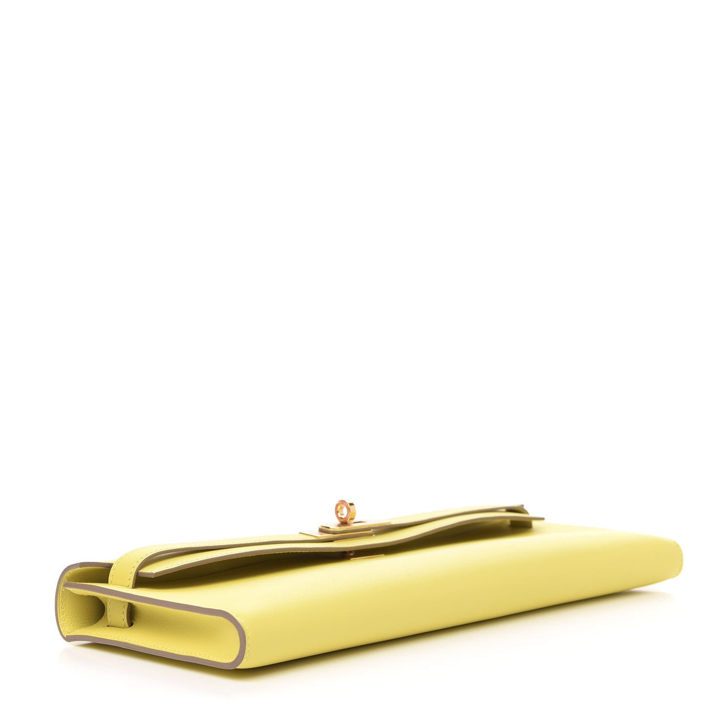 Swift Kelly Cut Clutch Pochette Lime