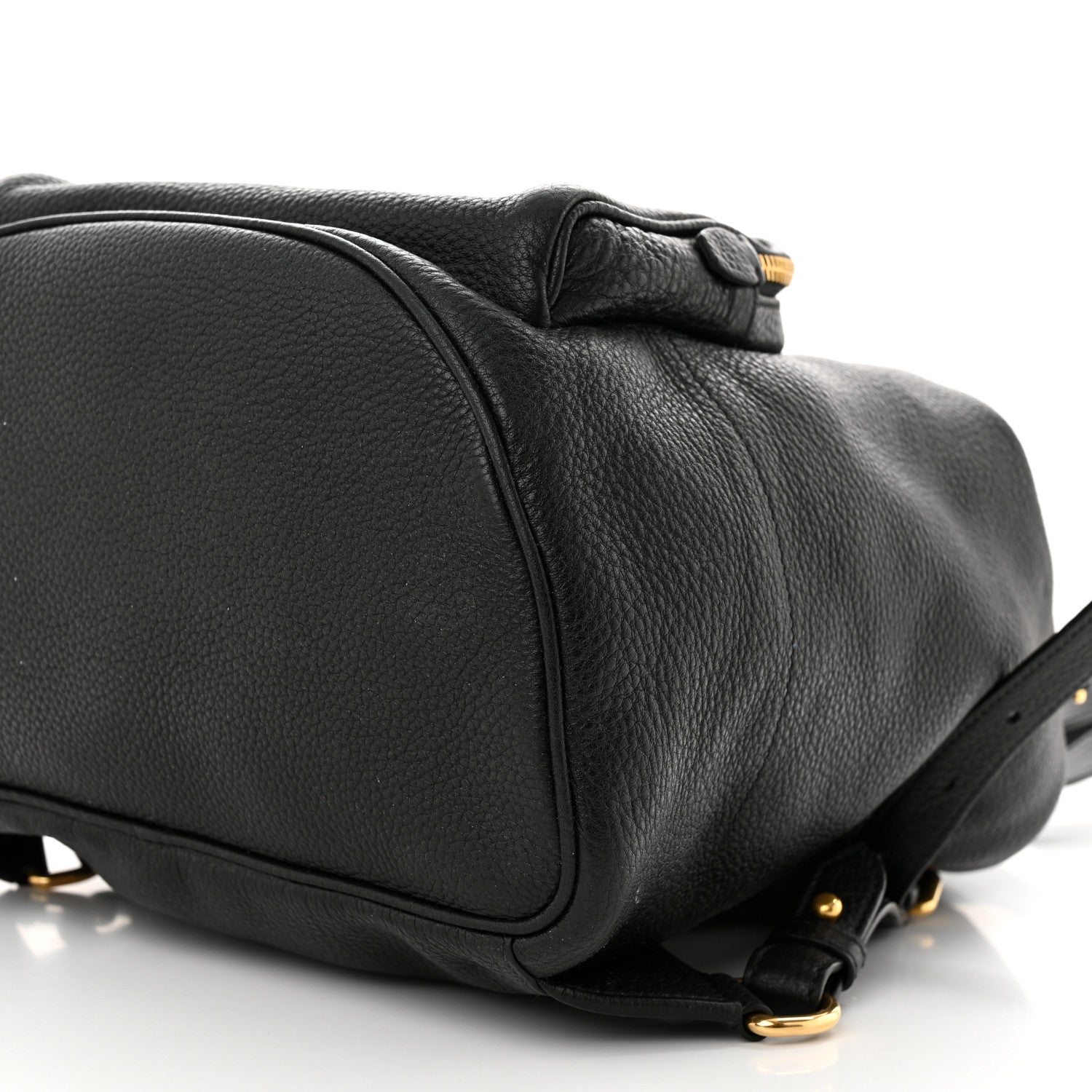 Prada Vitello Daino Backpack Black 9 of 10