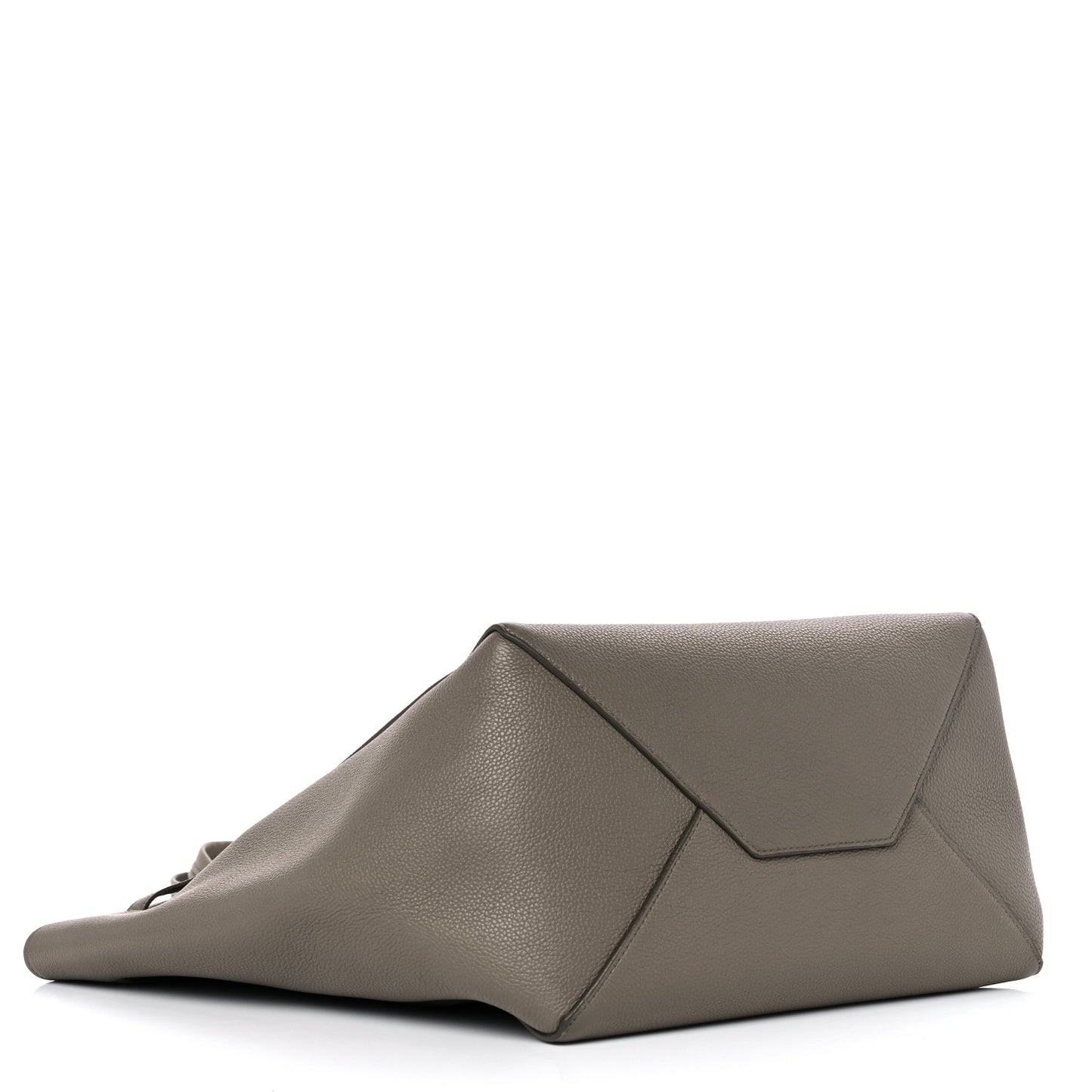 Soft Grained Calfskin Small Belt Cabas Phantom Taupe