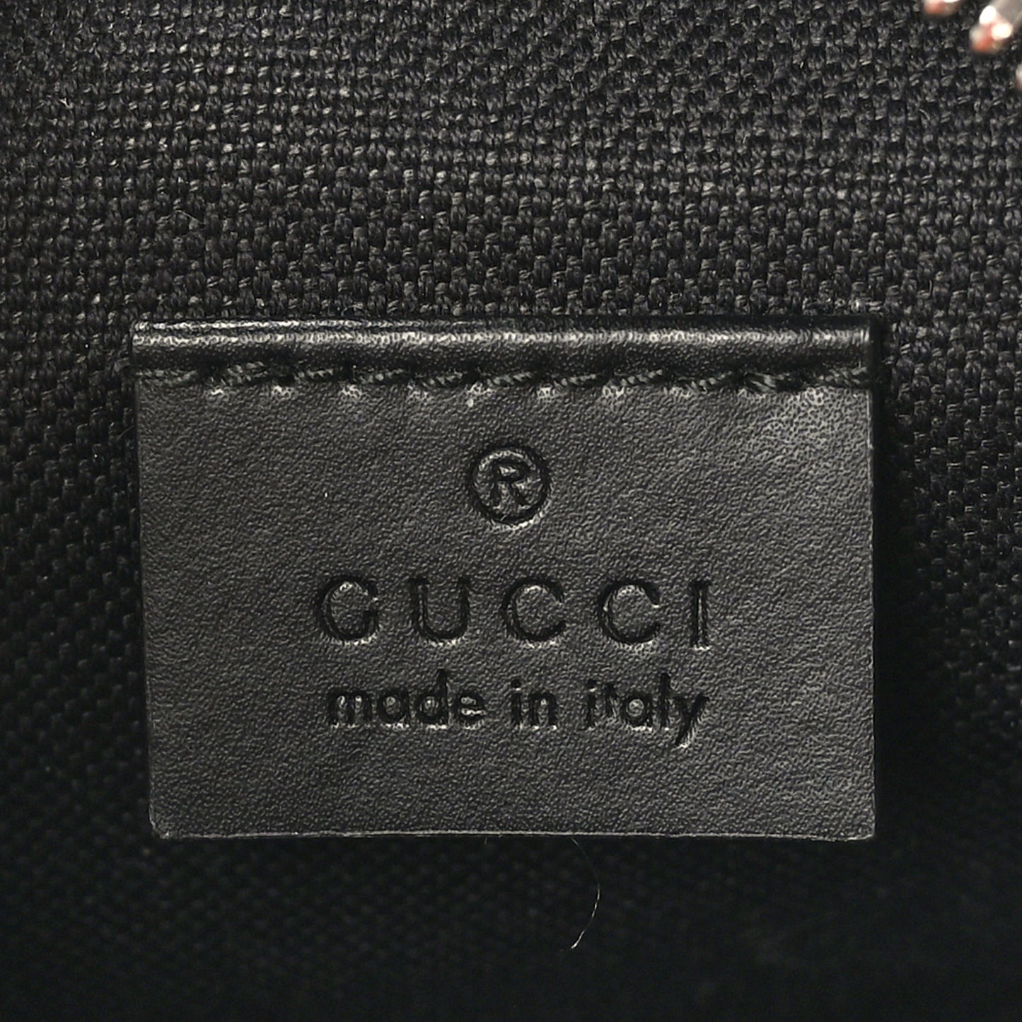 GG Supreme Monogram Appia Calfskin Web Small Camera Messenger Bag Black Grey