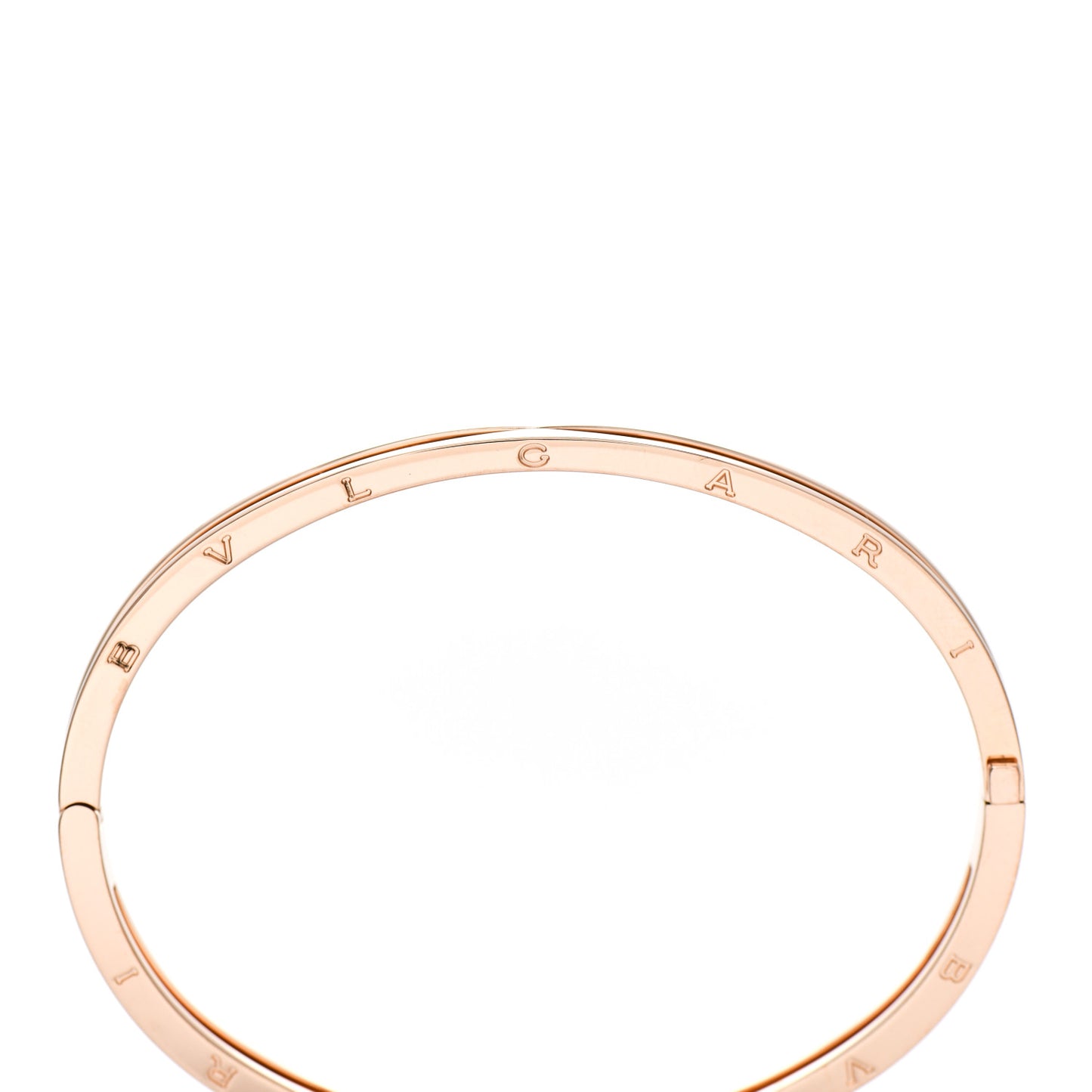 18K Rose Gold Narrow B.Zero1 Bangle Bracelet S