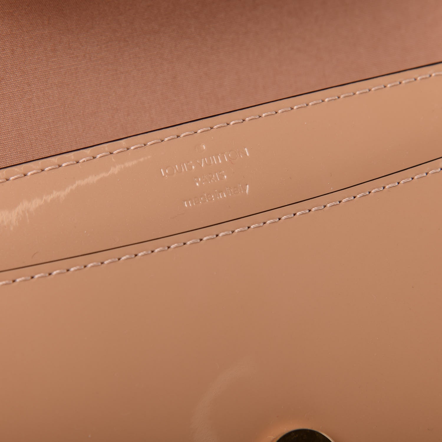 Louis Vuitton Patent Louise EW Clutch NM Nude 6 of 7