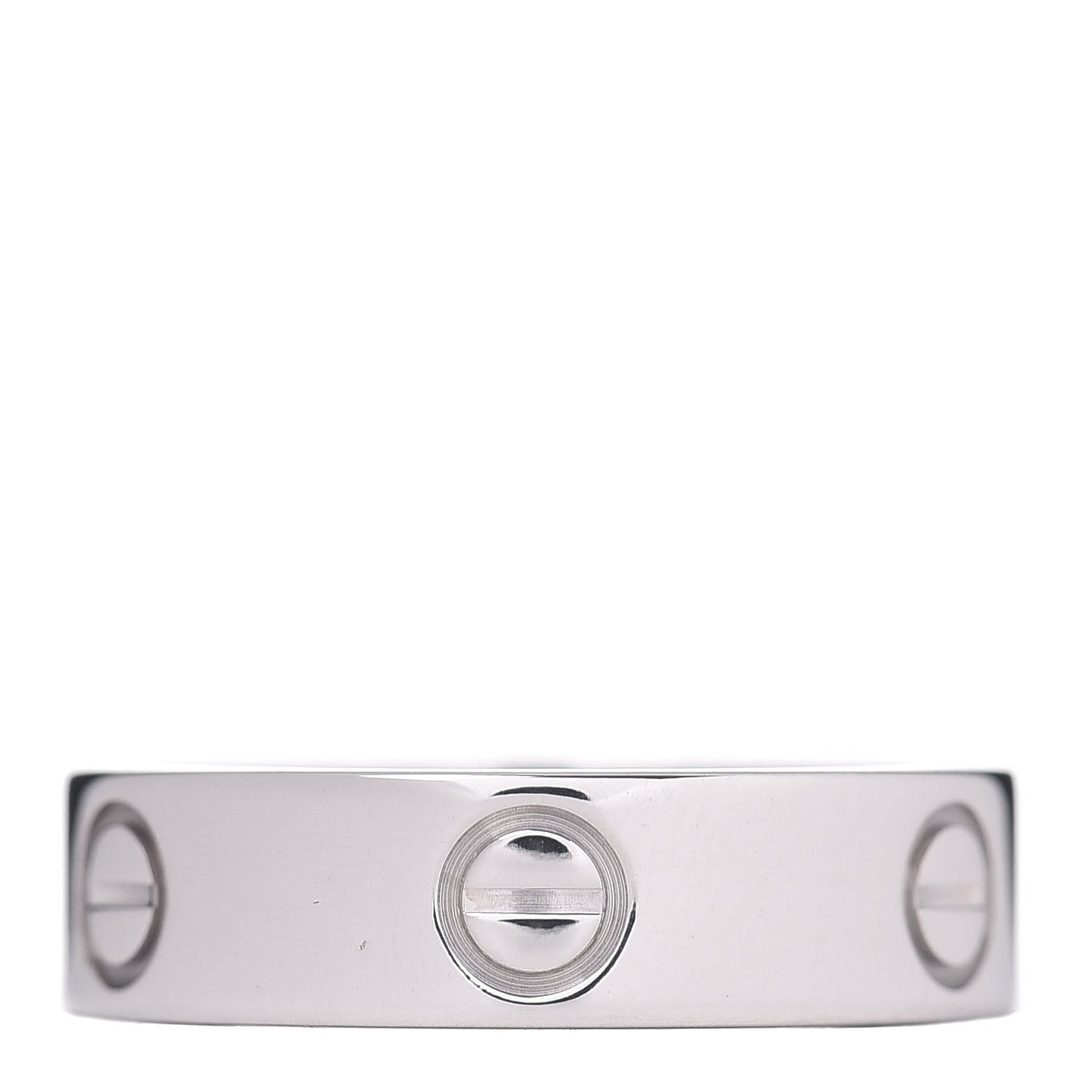 18K White Gold 5.5mm LOVE Ring 56 7.5