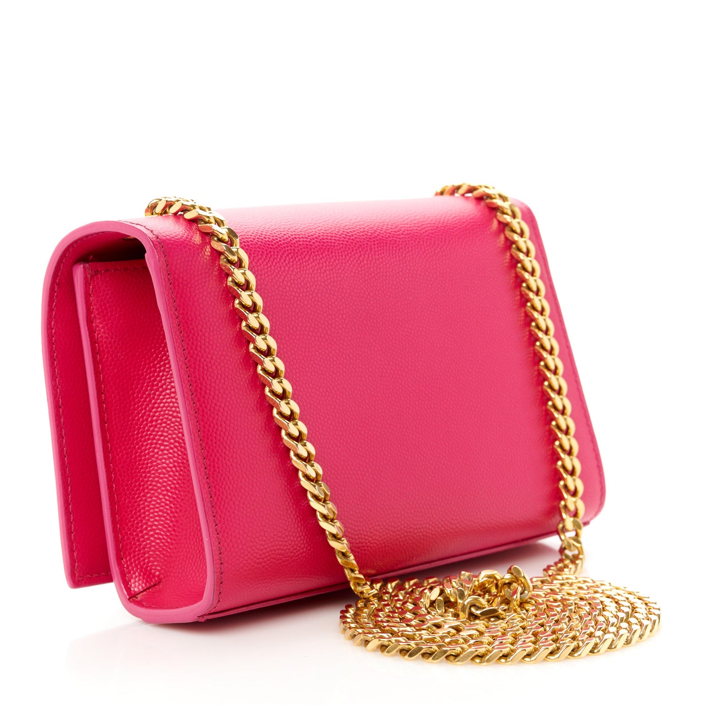 Grain De Poudre Small Monogram Kate Satchel Bubblegum