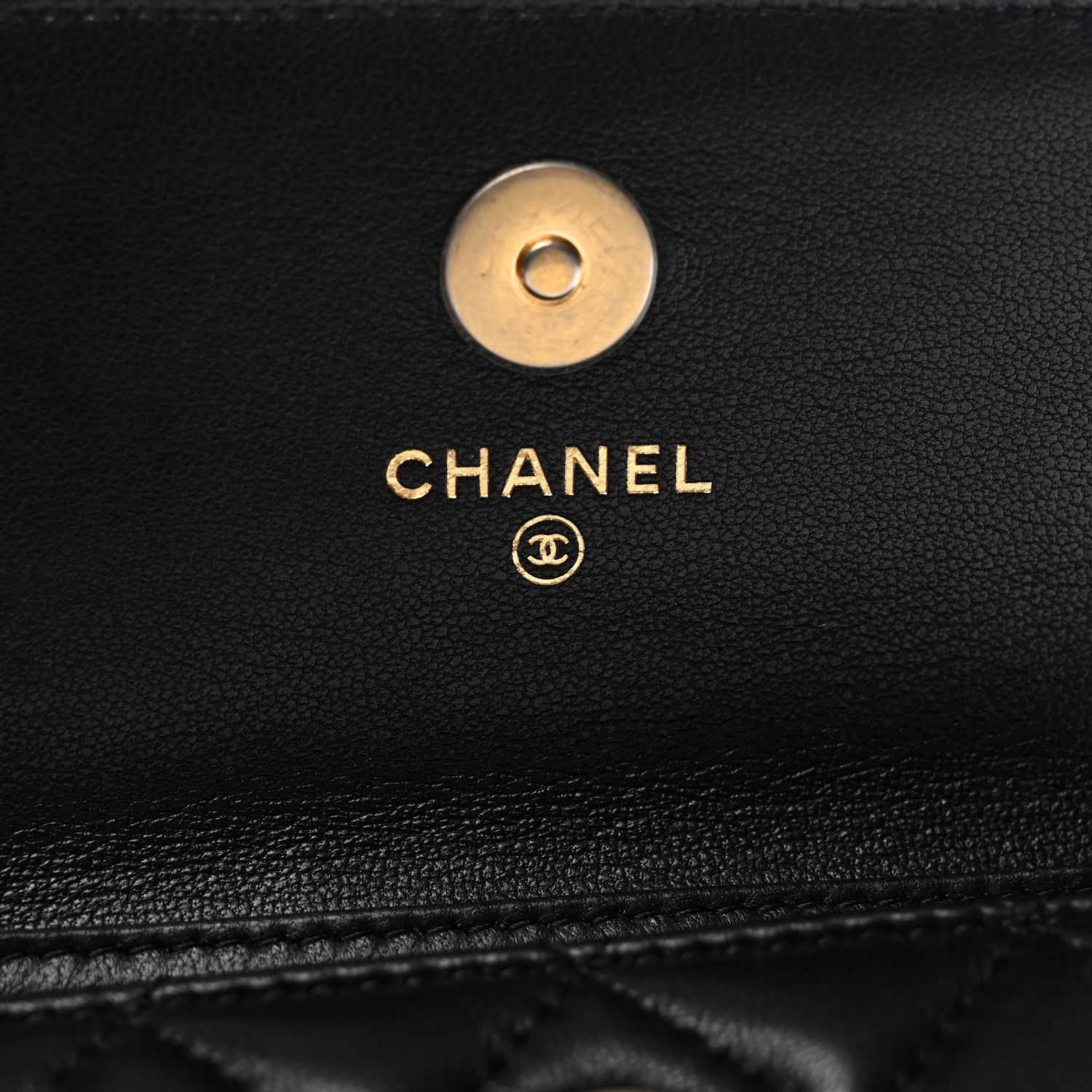 Chanel Lambskin Quilted Pearl Crush Flap With Chain Black 6 of 11