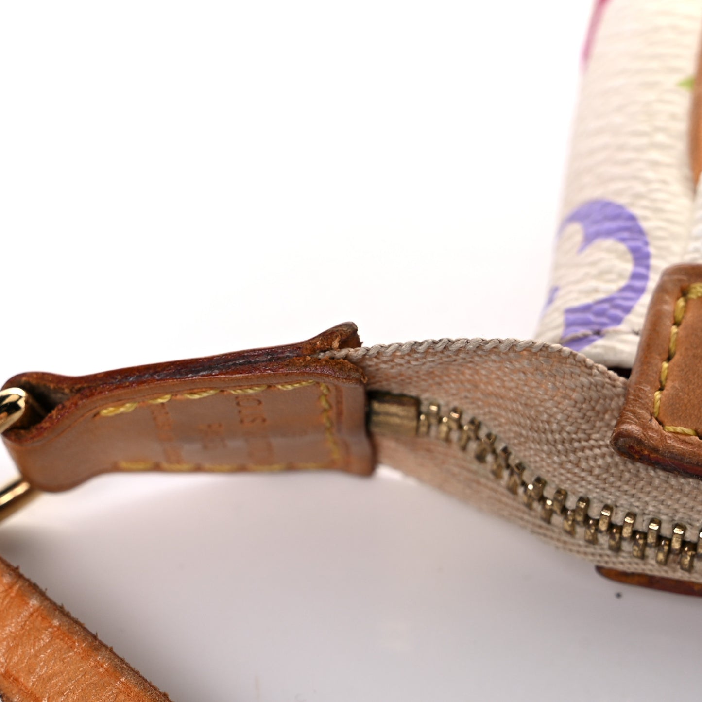 Monogram Multicolor Pochette Accessories White