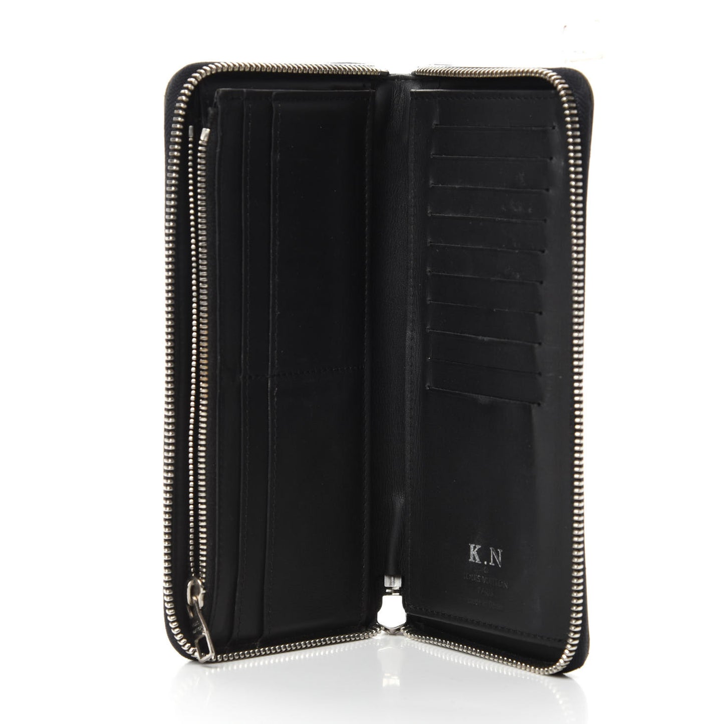 Damier Cobalt Camouflage Zippy Wallet Vertical Blue