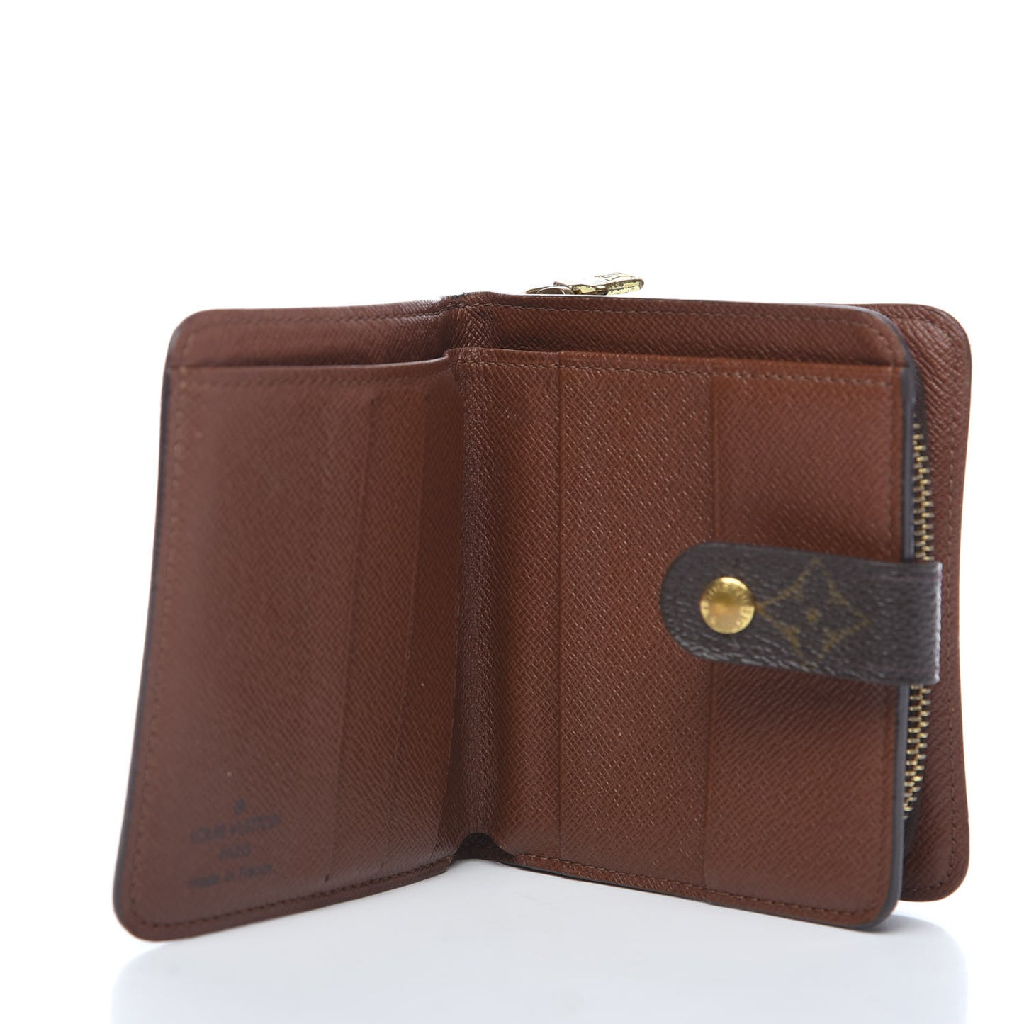 Monogram Compact Zippe Zipped Wallet