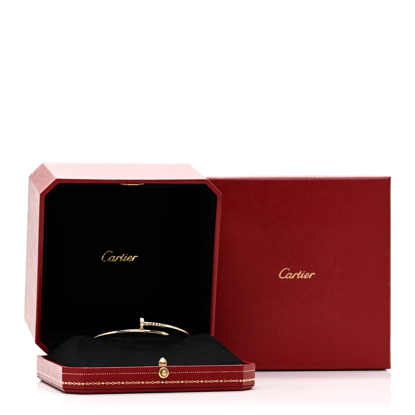 18K Yellow Gold Diamond Small Juste Un Clou Bracelet 18