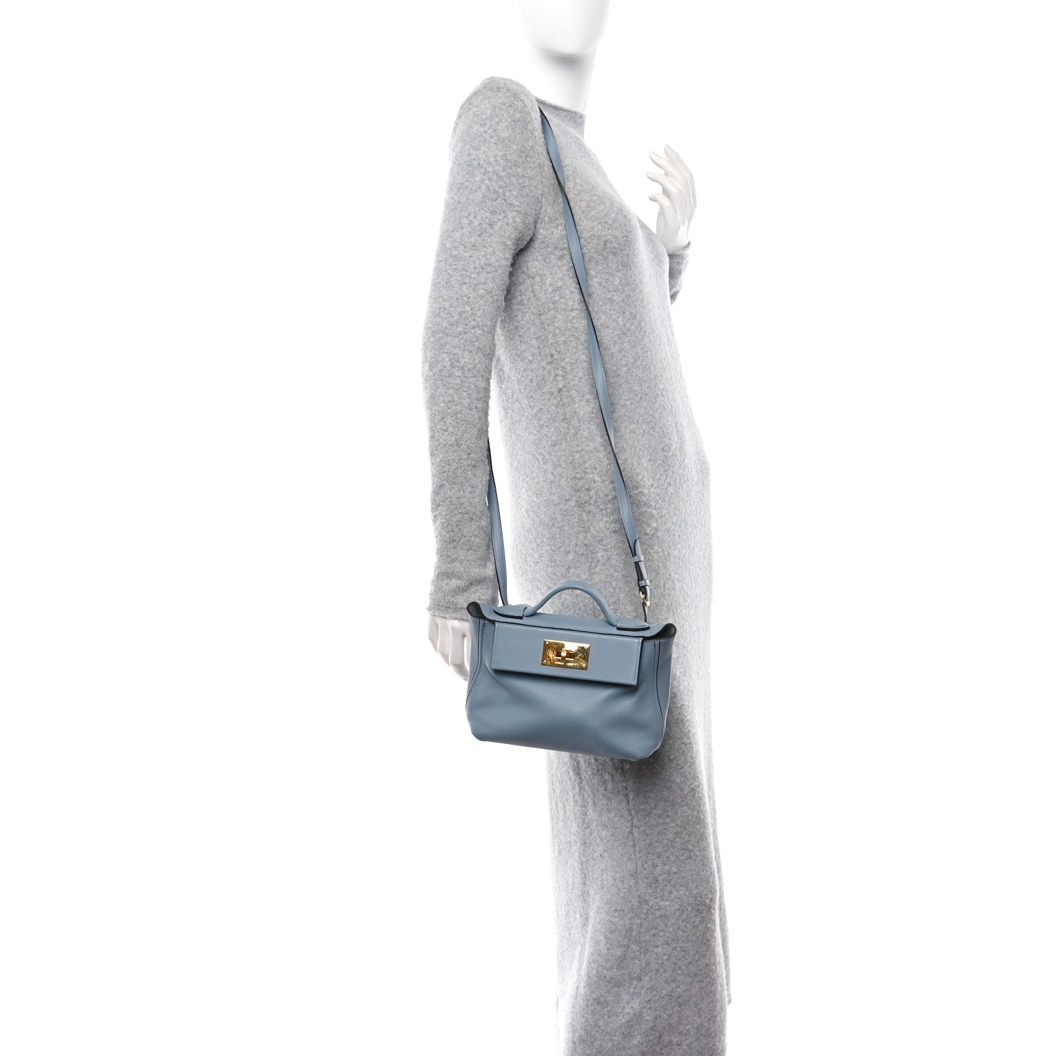 Hermes Evercolor Swift 24/24 21 Bleu Lin 2 of 15