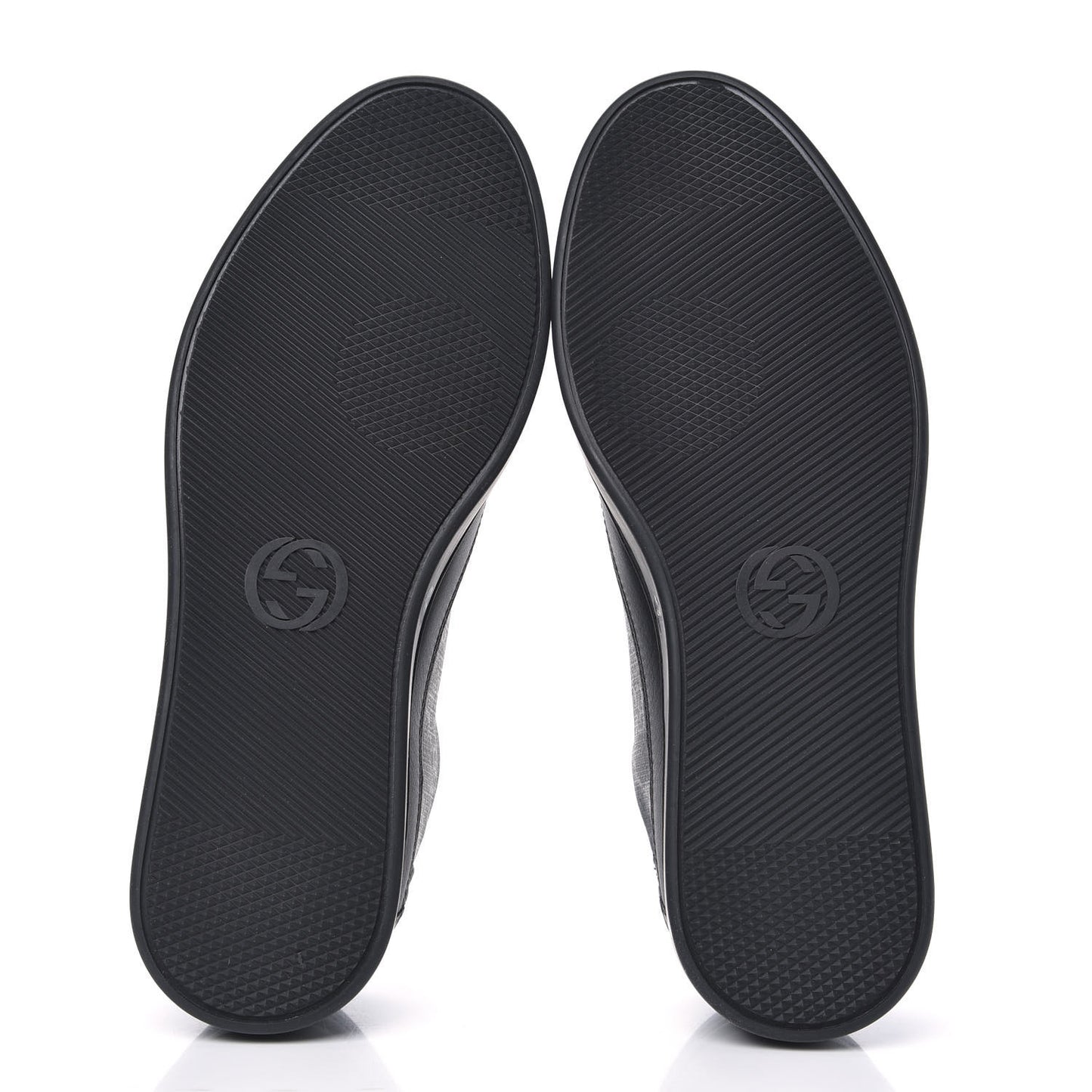 GG Supreme Monogram Low Top Sneakers 7 Black