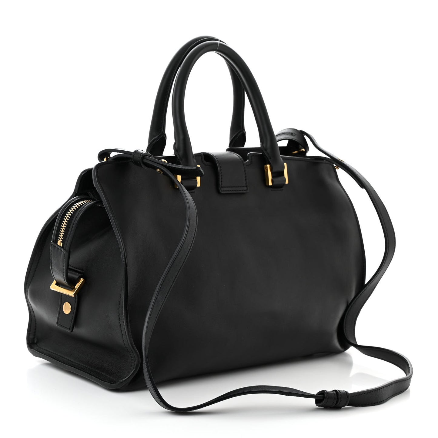 Calfskin Small Classic Y Cabas Black