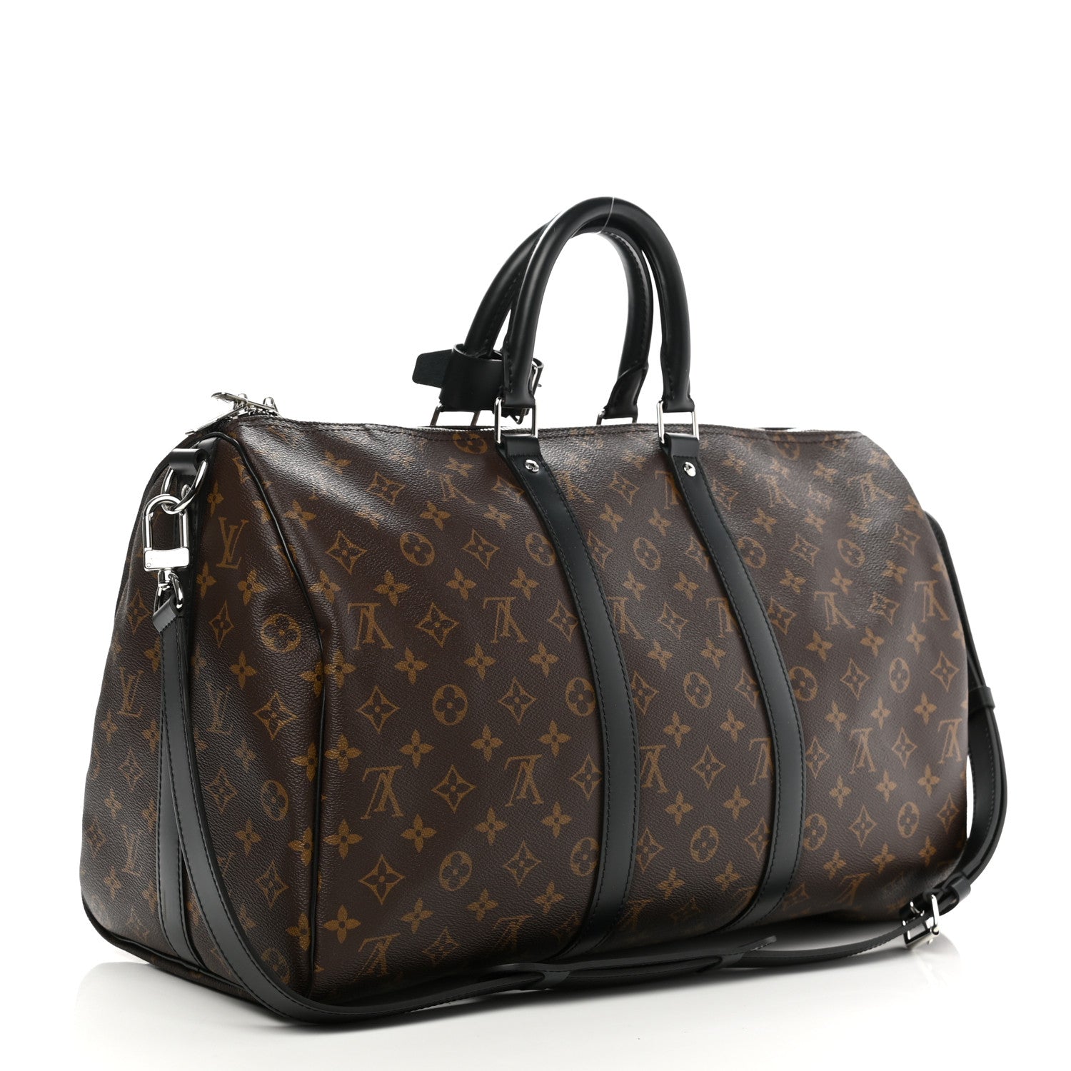 Louis Vuitton Monogram Macassar Keepall Bandouliere 45 3 of 9