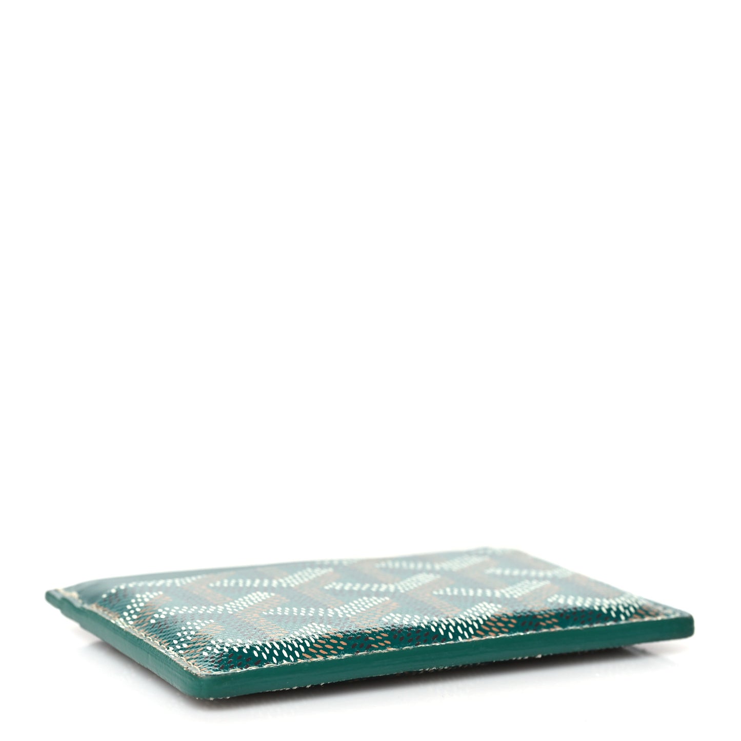 Goyardine Saint Sulpice Card Holder Green
