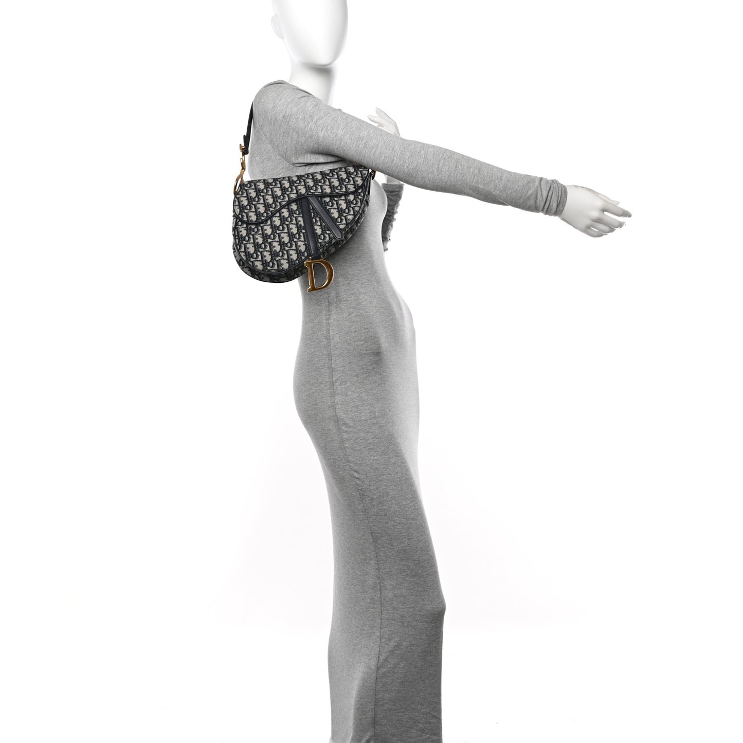 Oblique Saddle Bag Blue