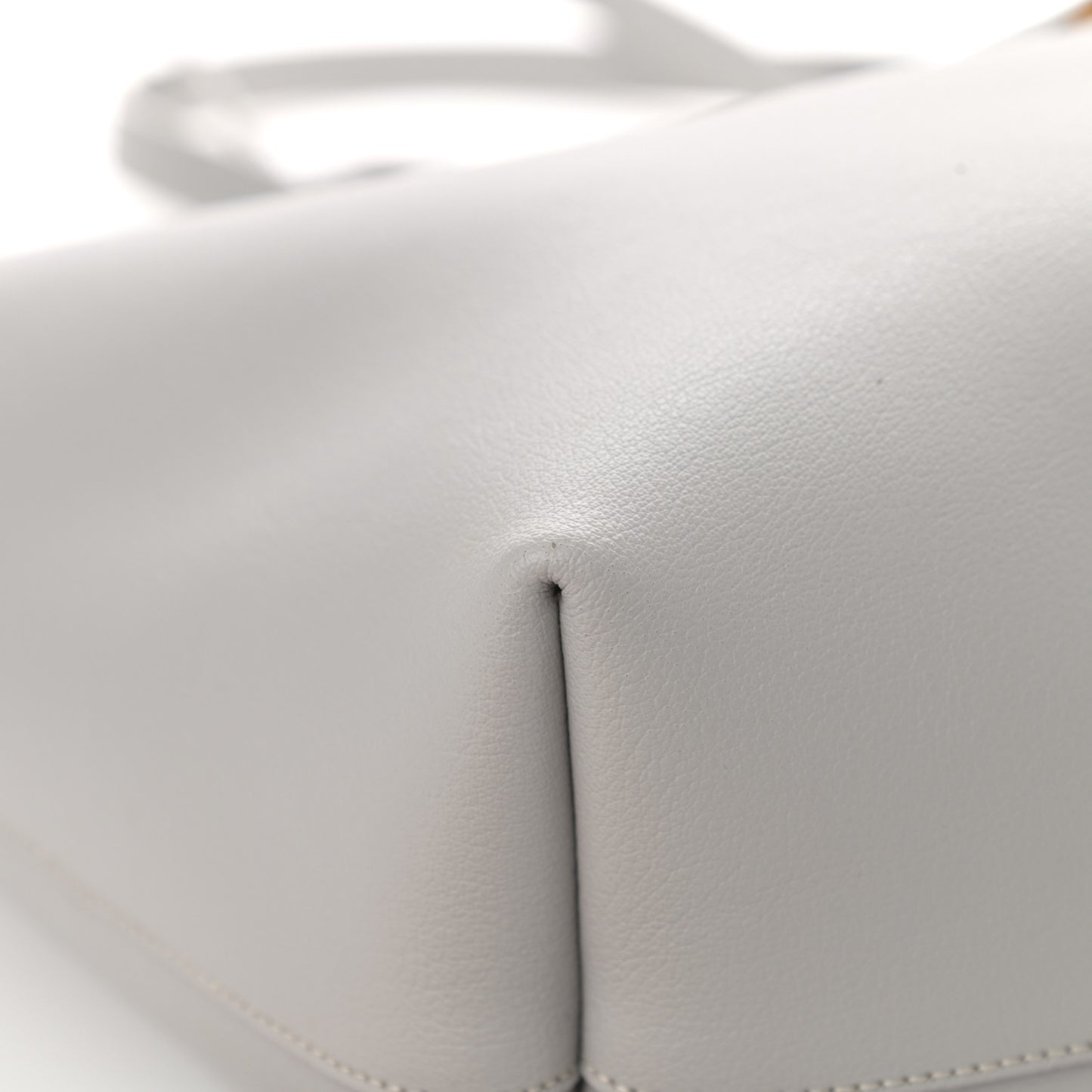Calfskin Large Shopping Tote Granite