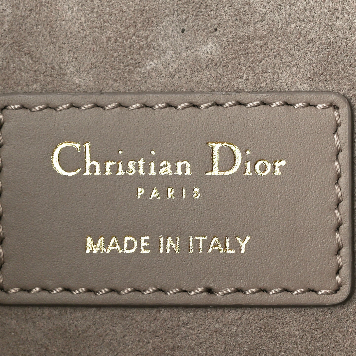 Calfskin CD Embossed Medium C'est Dior Bag Powder Beige