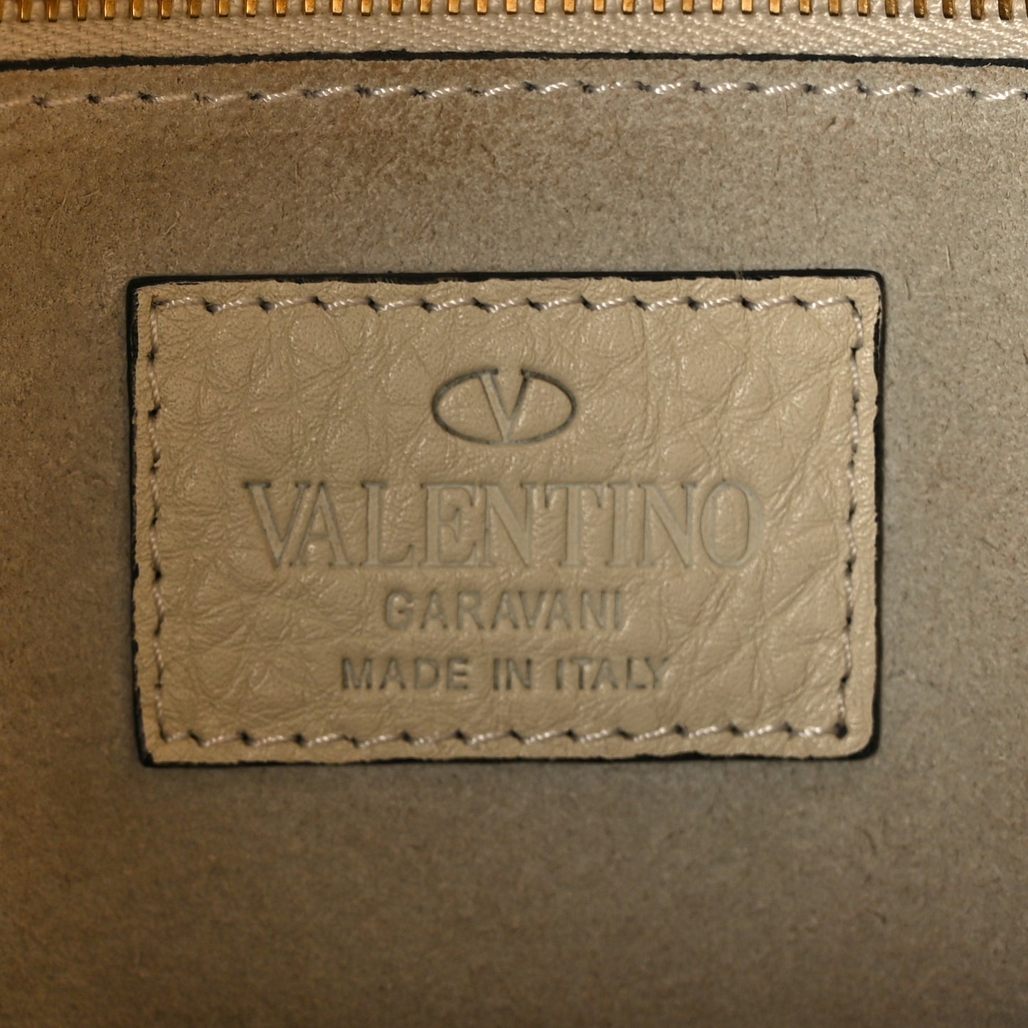 Grained Calfskin Medium My Rockstud Frame Bag Light Ivory