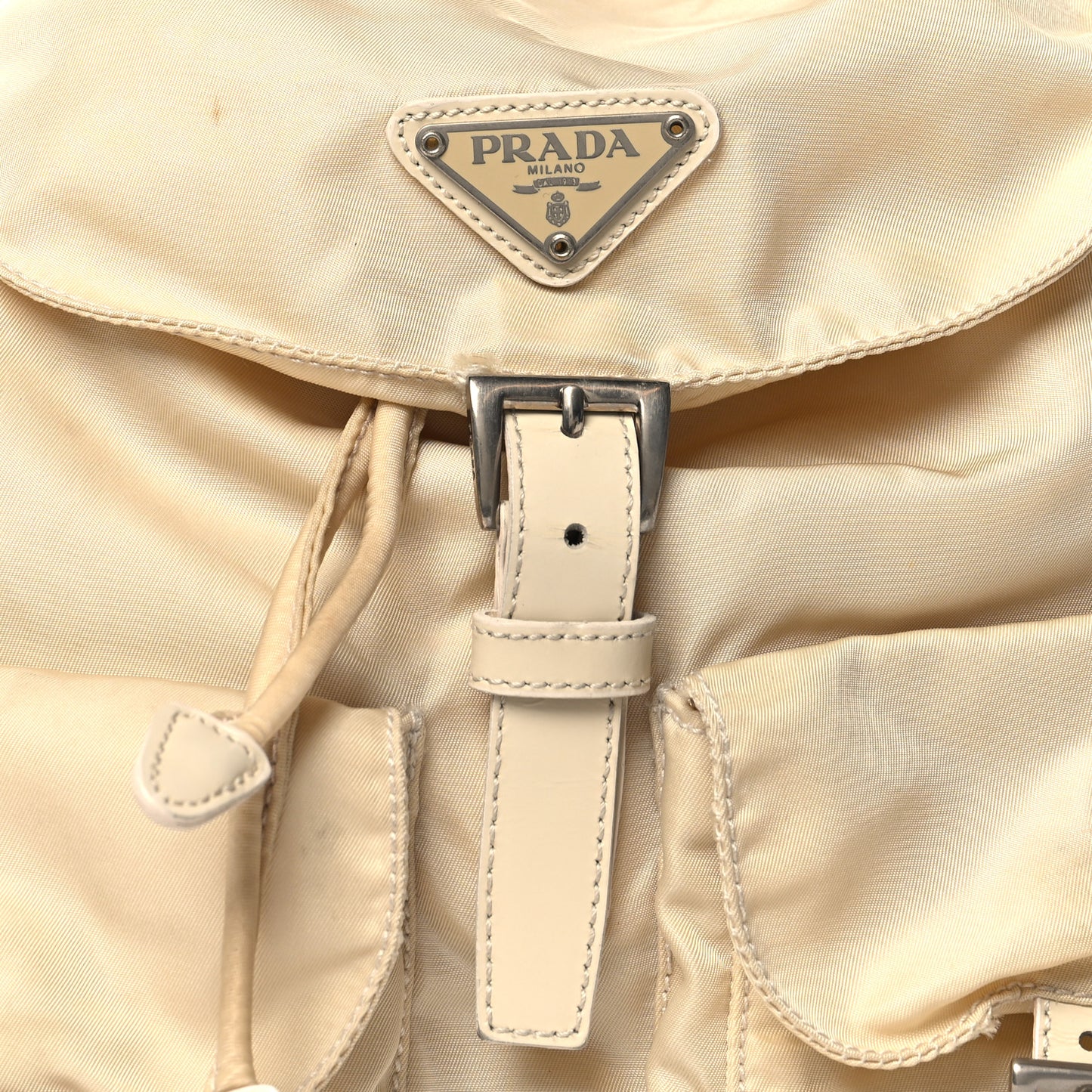 Tessuto Nylon Small Backpack Sabbia