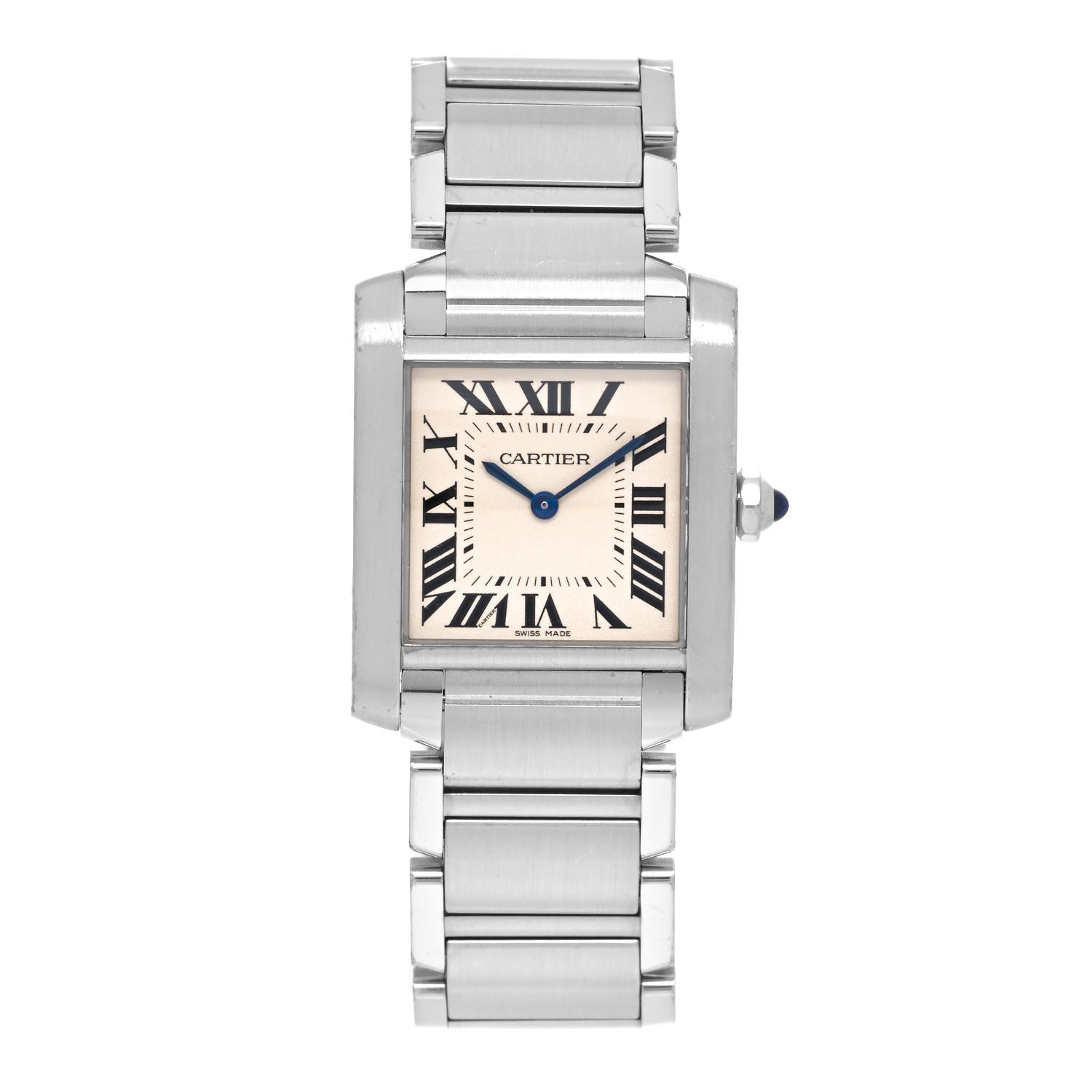 Cartier Stainless Steel 25mm Tank Francaise Quartz Watch 1 of 5