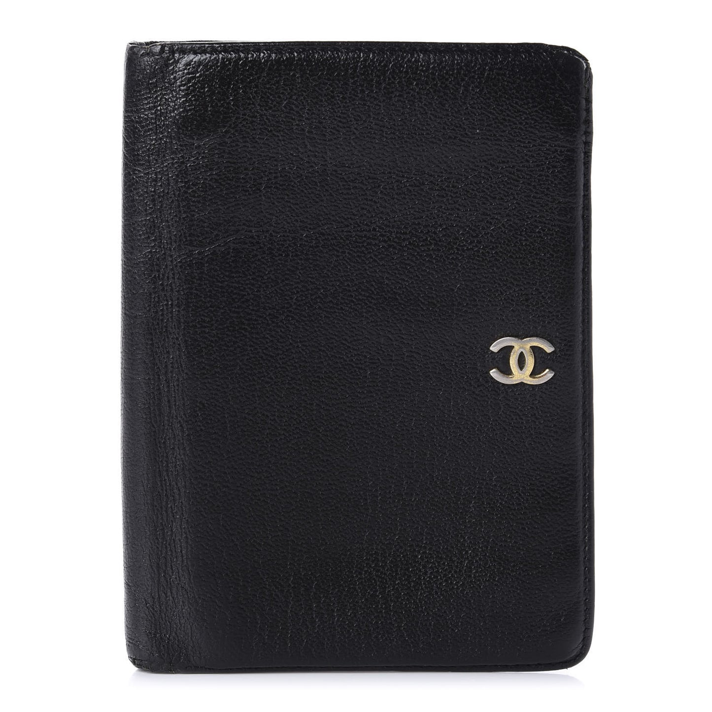Goatskin CC Bi-Fold Wallet Black