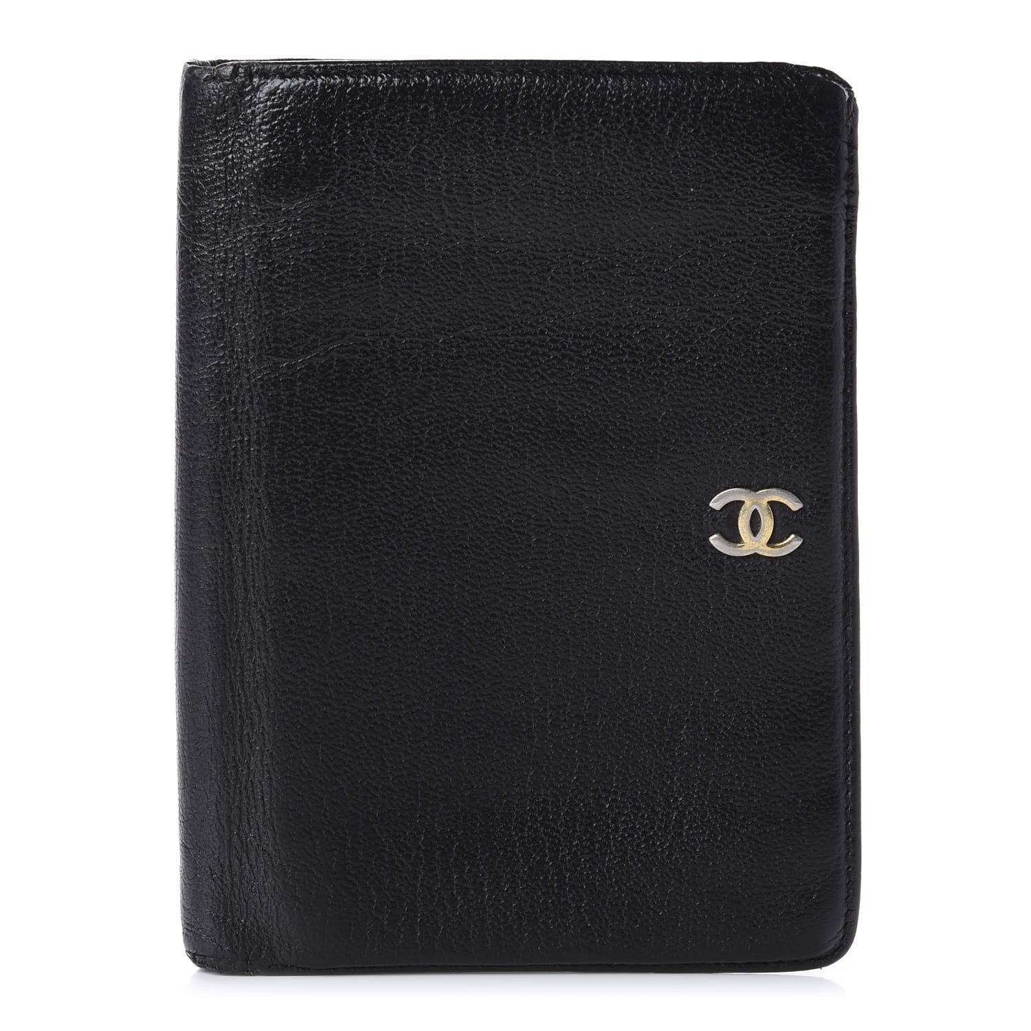 Chanel Goatskin CC Bi-Fold Wallet Black 1 of 10