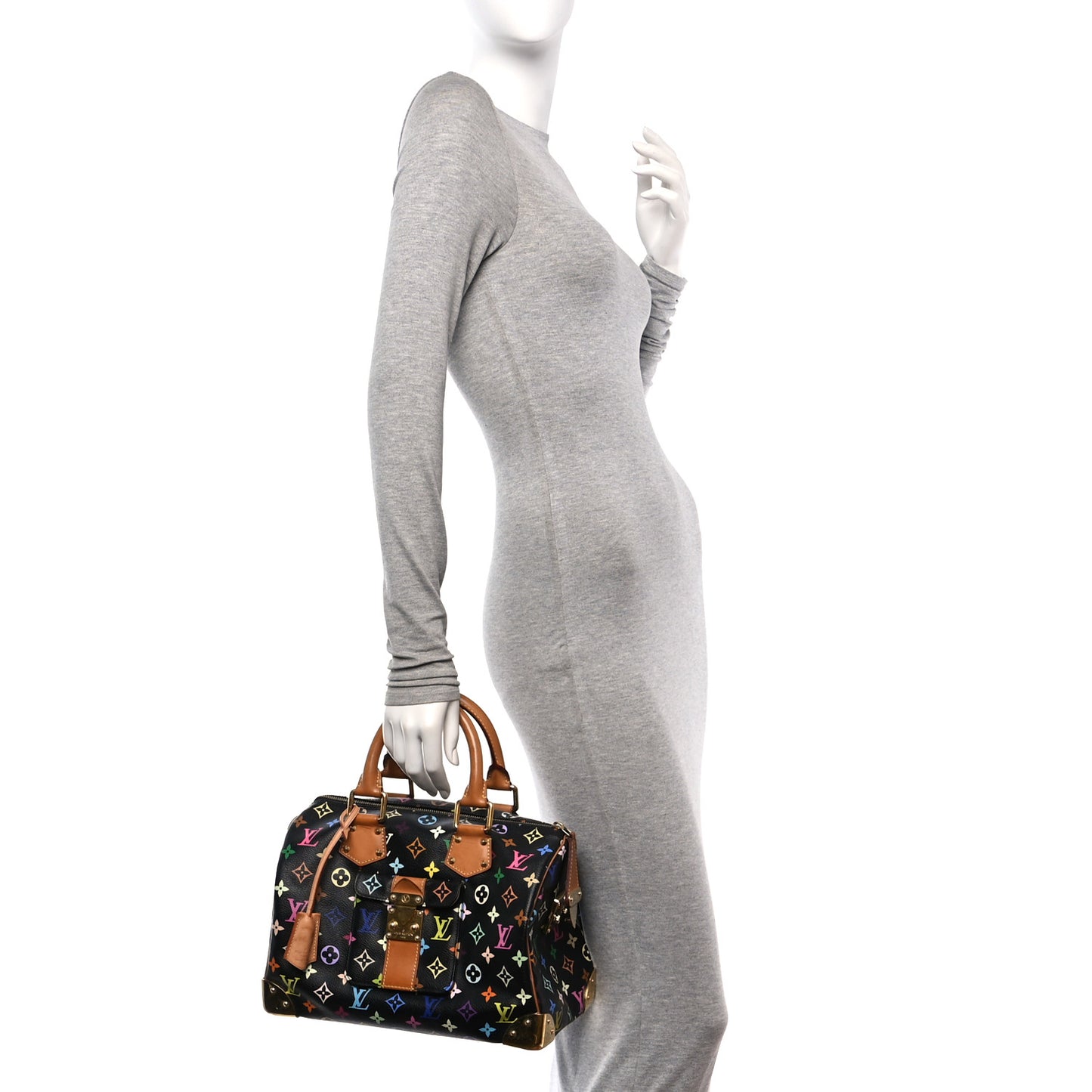 Monogram Multicolor Speedy 30 Black