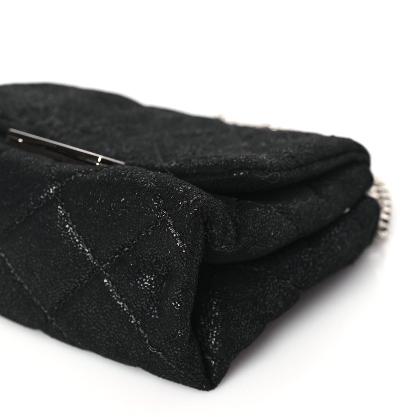 Shaggy Deer Quilted Mini Beckett Chain Shoulder Bag Black