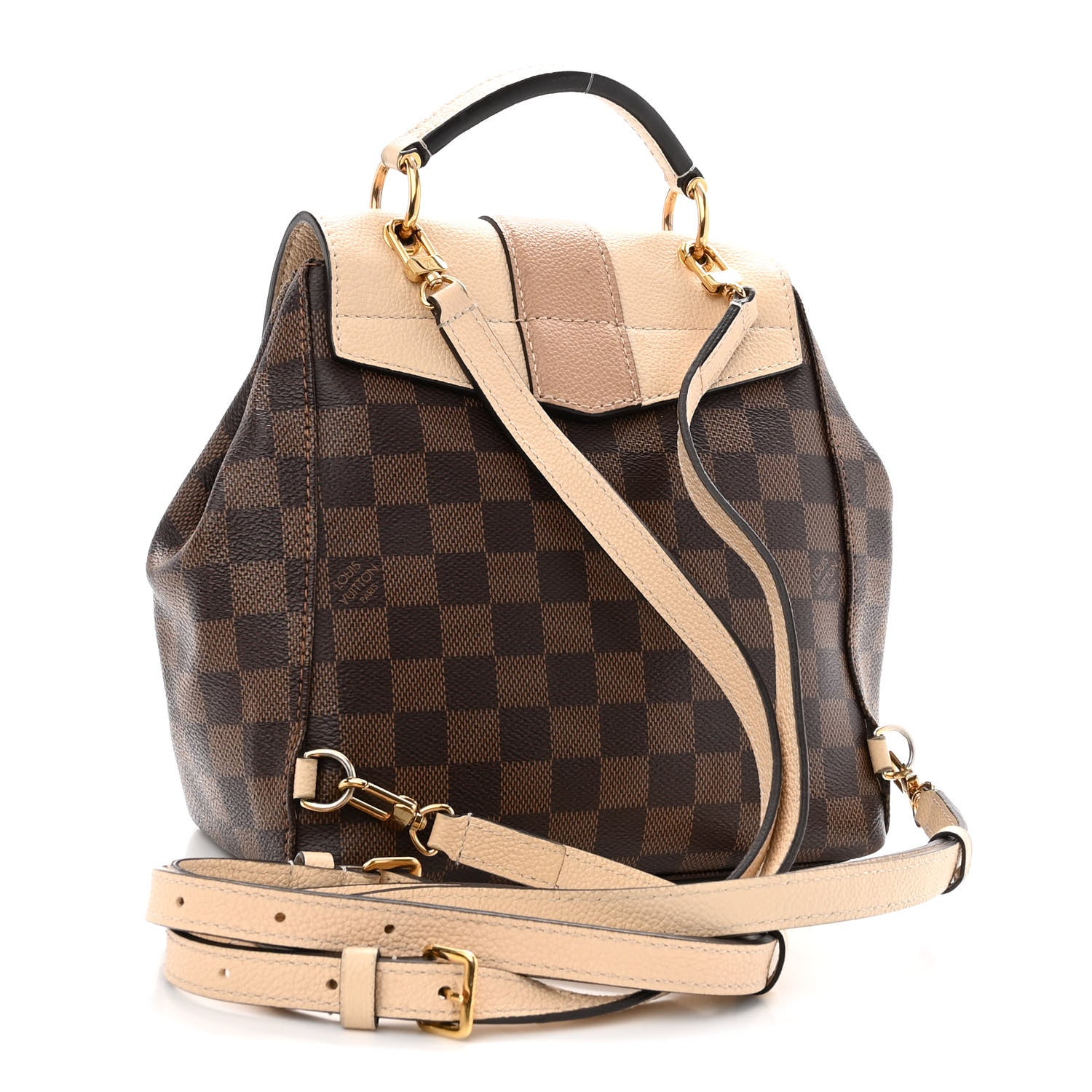 Louis Vuitton Damier Ebene Clapton Backpack Creme 2 of 12