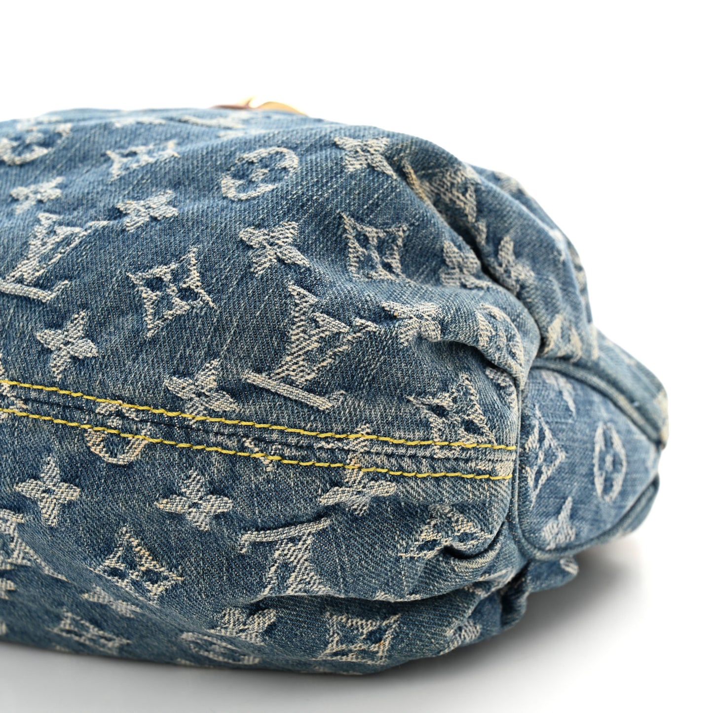 Monogram Denim Pleaty Blue