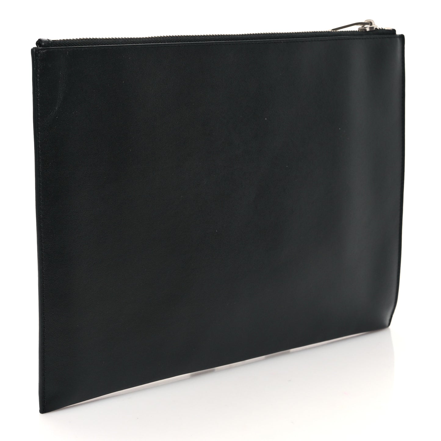 Smooth Calfskin Flamingo Document Holder Black