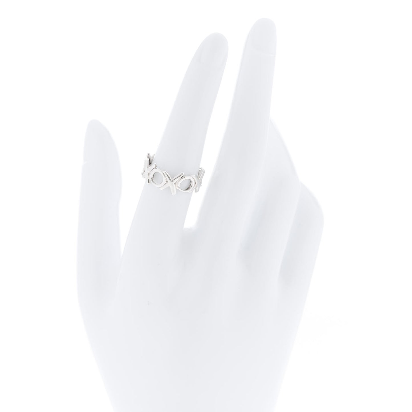 Sterling Silver Paloma Picasso XO Band Ring 54 6.75