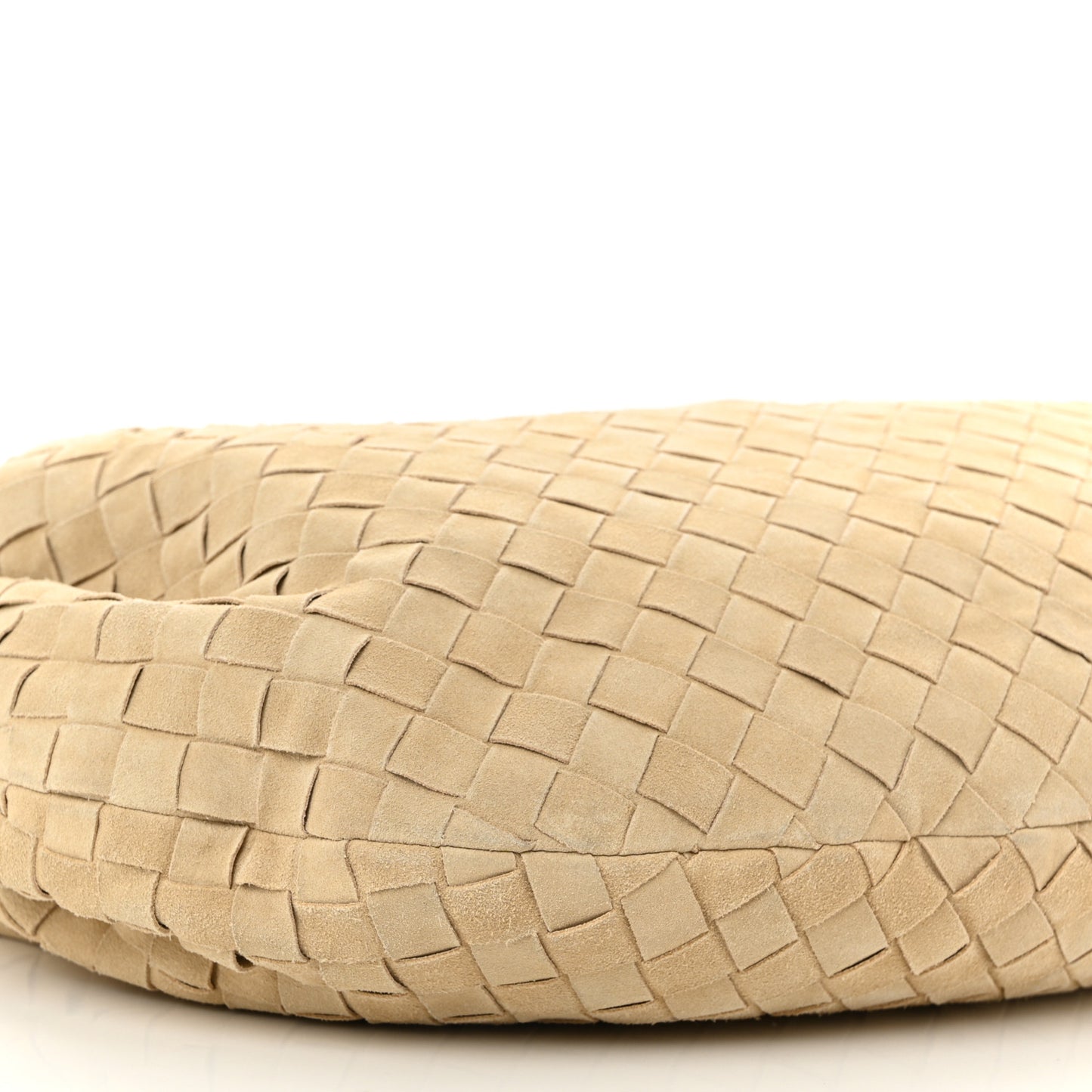 Suede Intrecciato Small Jodie Sand