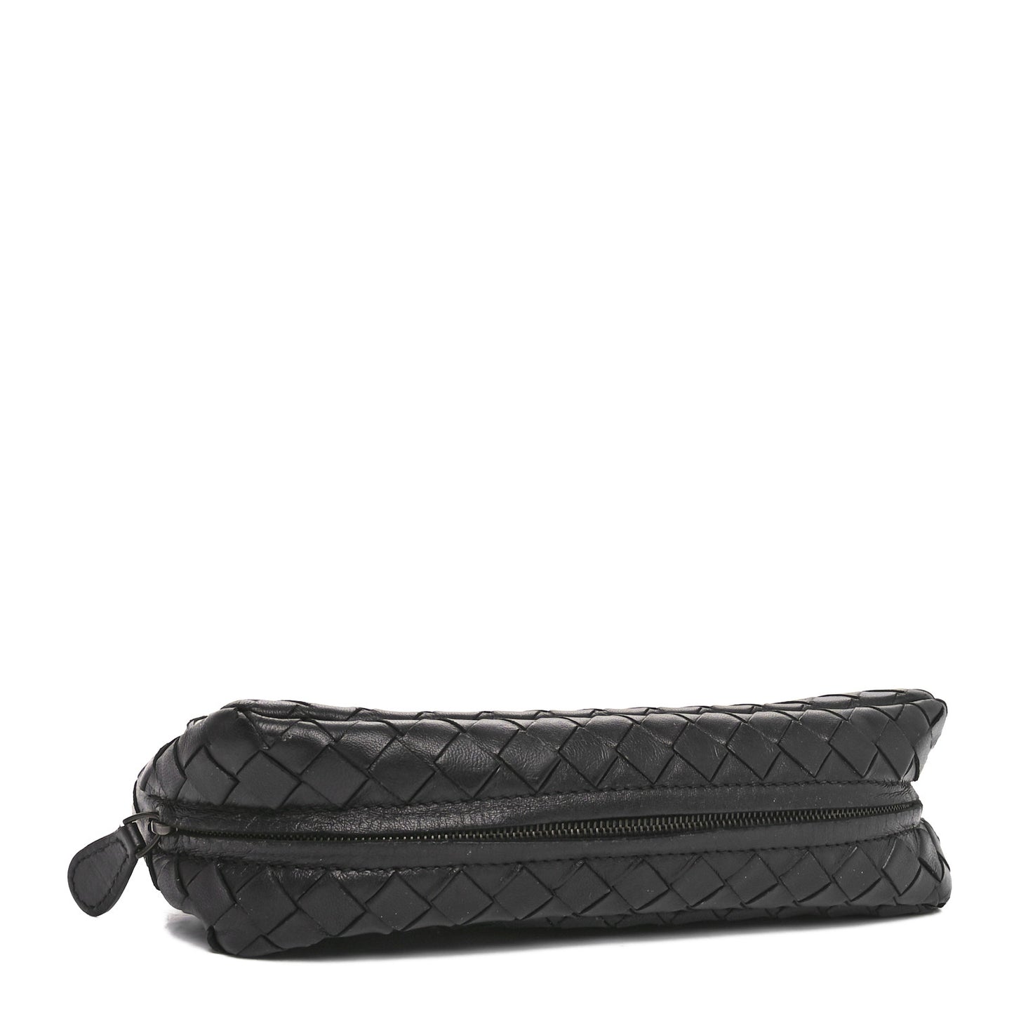 Nappa Intrecciato Small Chain Crossbody Black