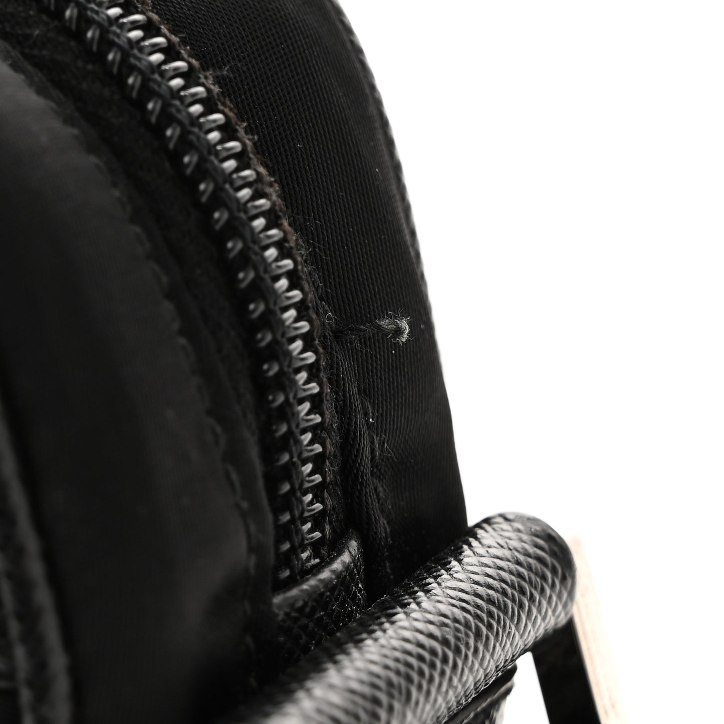 Tessuto Nylon Saffiano Logo Camera Bag Black
