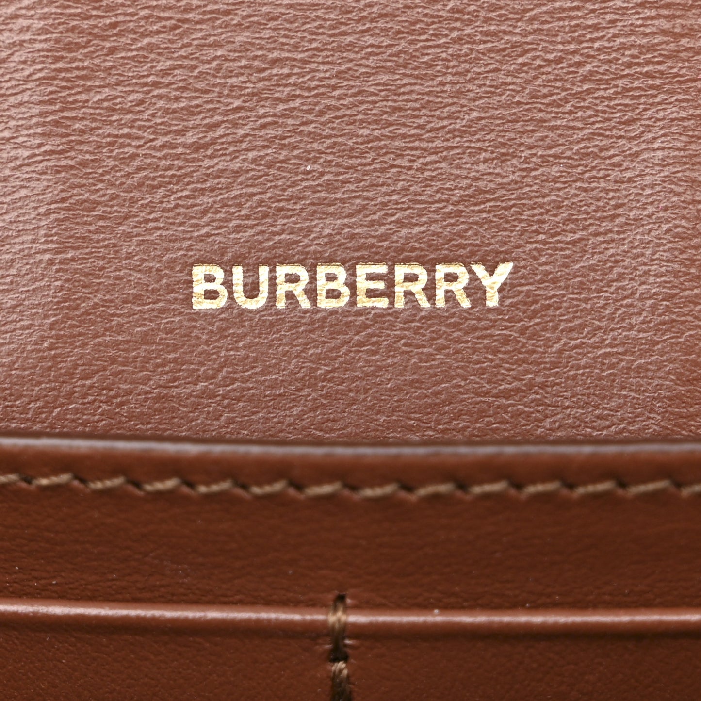 Calfskin Mini Vintage Check Note Bag Tan