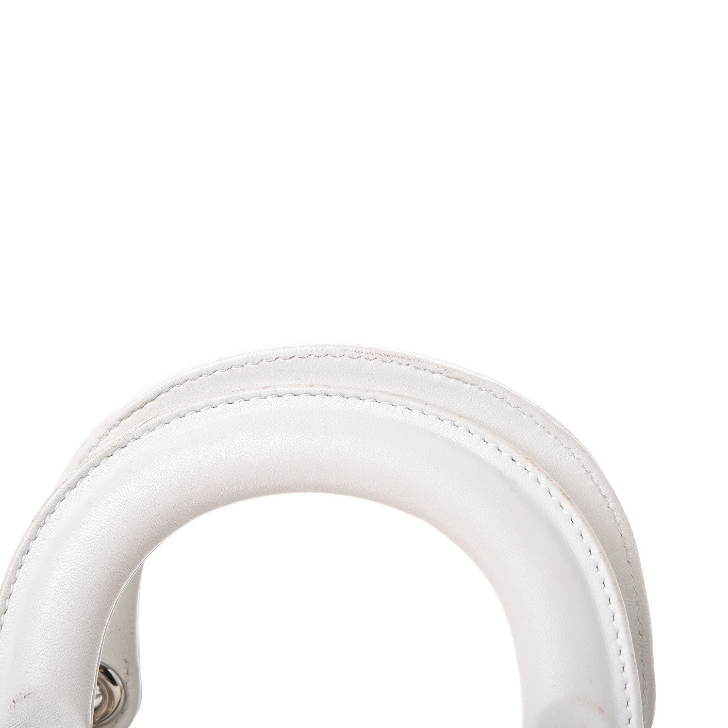 Christian Dior Lambskin Cannage Mini Lady Dior White 12 of 18