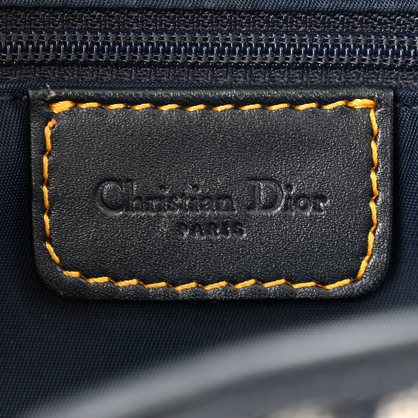 CHRISTIAN DIOR Monogram Saddle Bag Blue