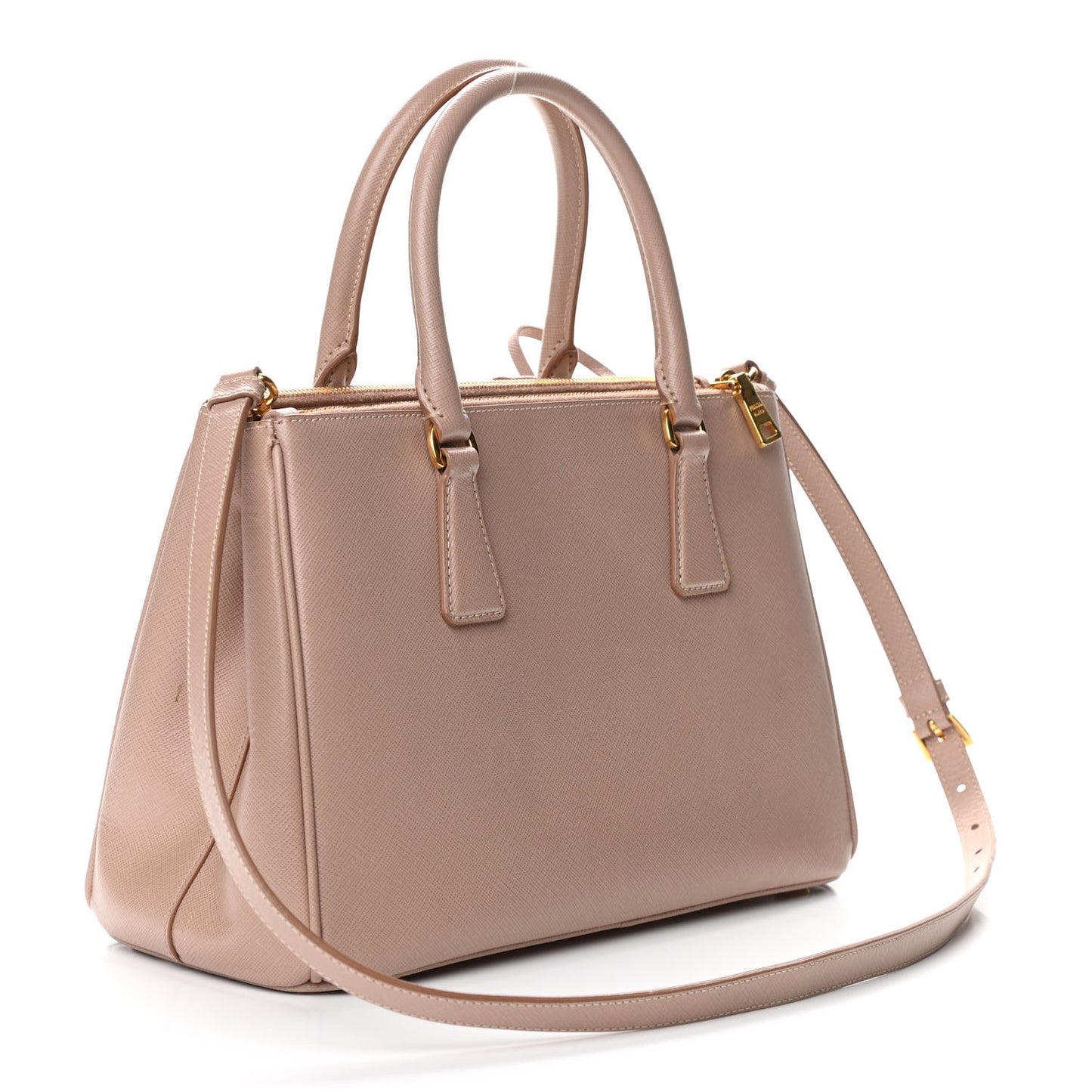 Saffiano Small Galleria Double Zip Tote Cammeo