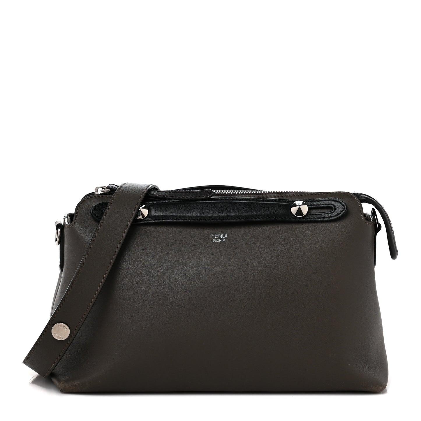 Vitello Dolce 4 Color Medium By The Way Boston Bag Carbone Grigio Polvere Multicolor