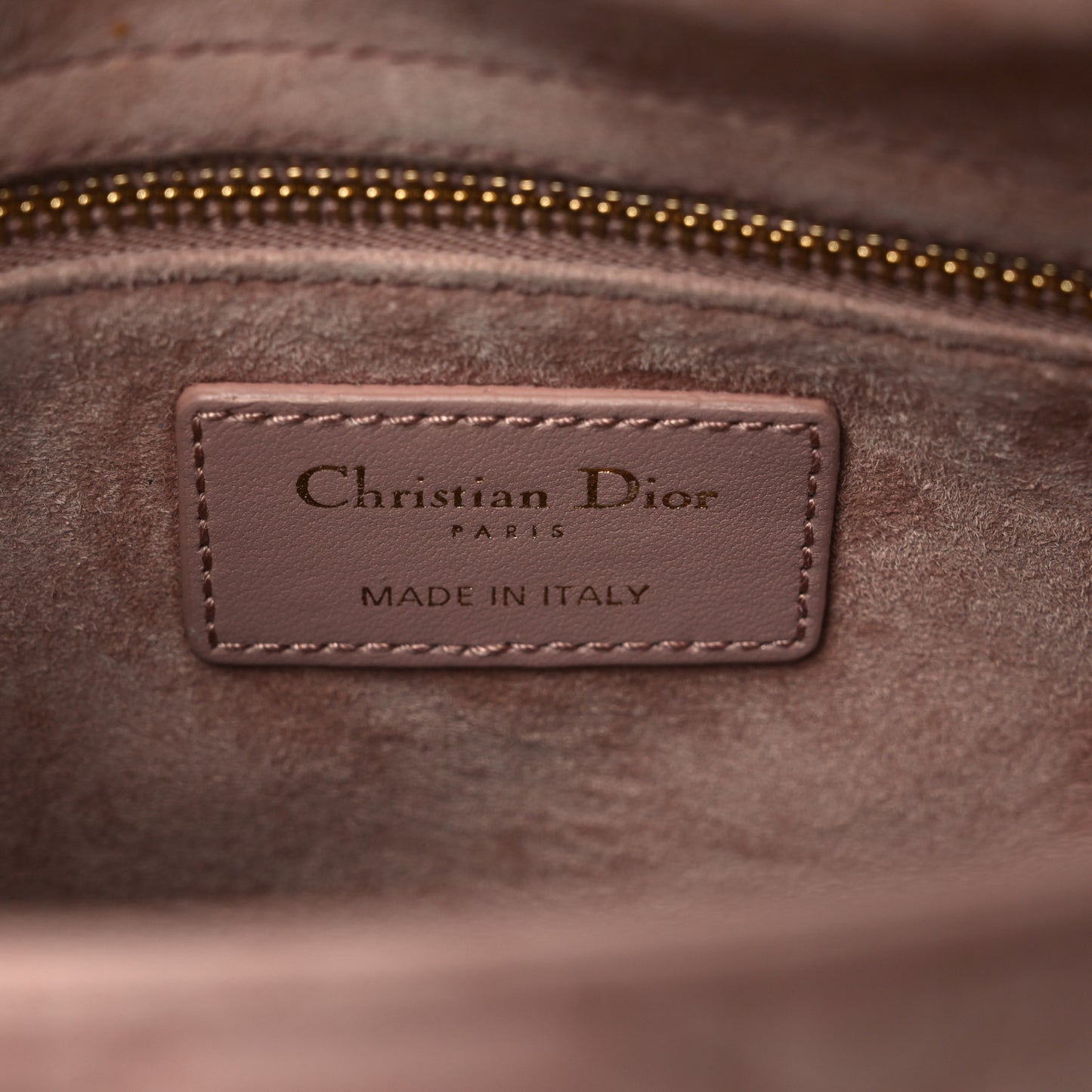 Lambskin Cannage Small My ABCDior Lady Dior Blush