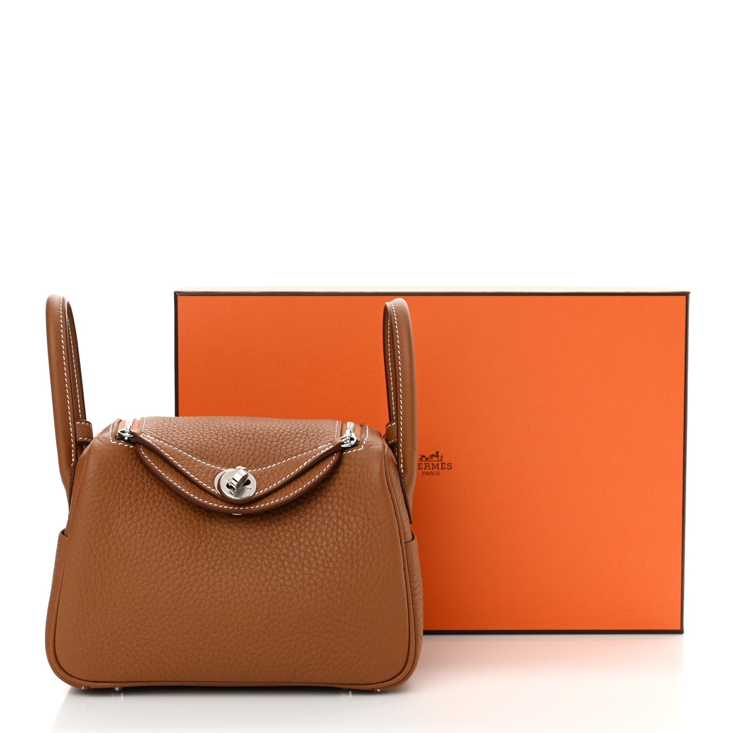 Taurillon Clemence Mini Lindy 20 Gold