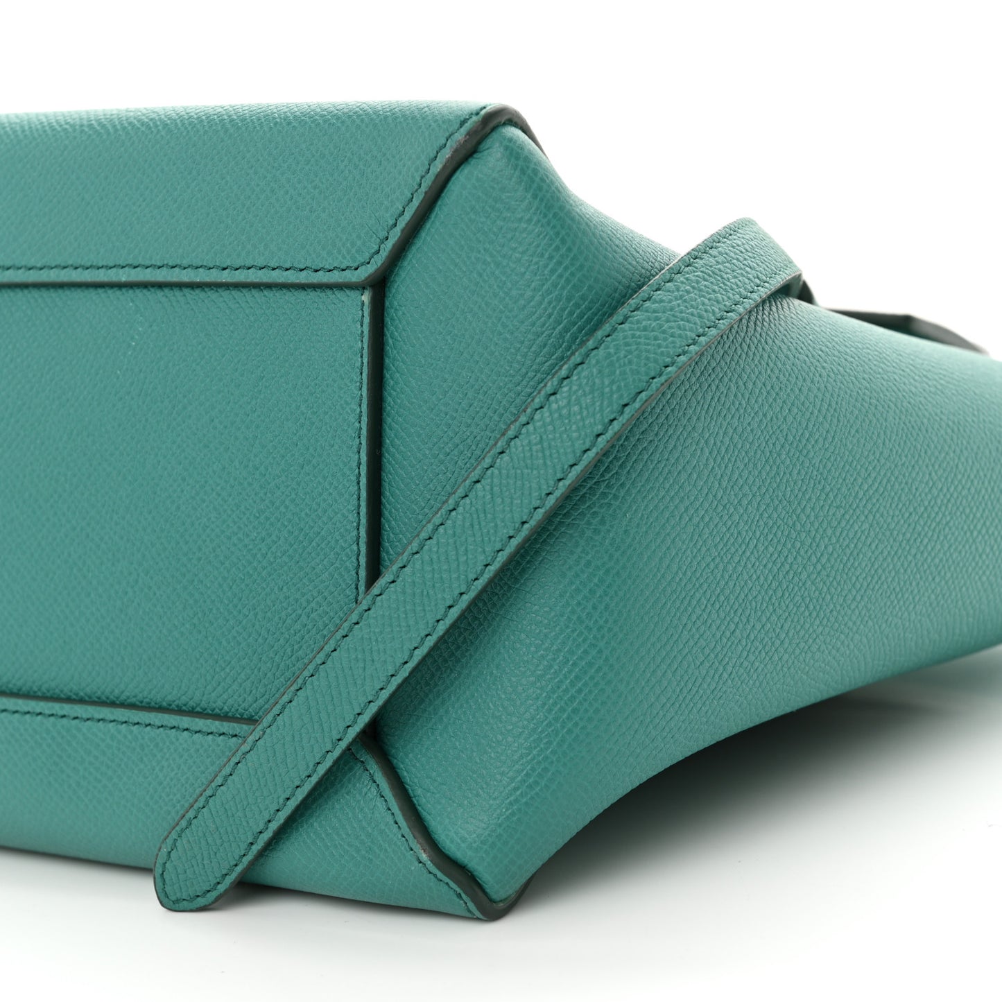Grained Calfskin Micro Belt Bag Cactus