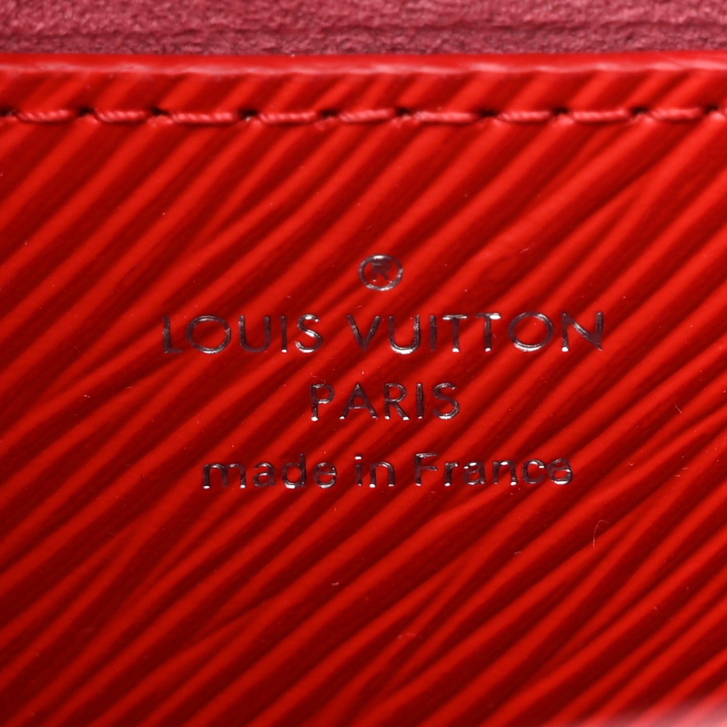 Epi Twist Shoulder Bag MM Coquelicot