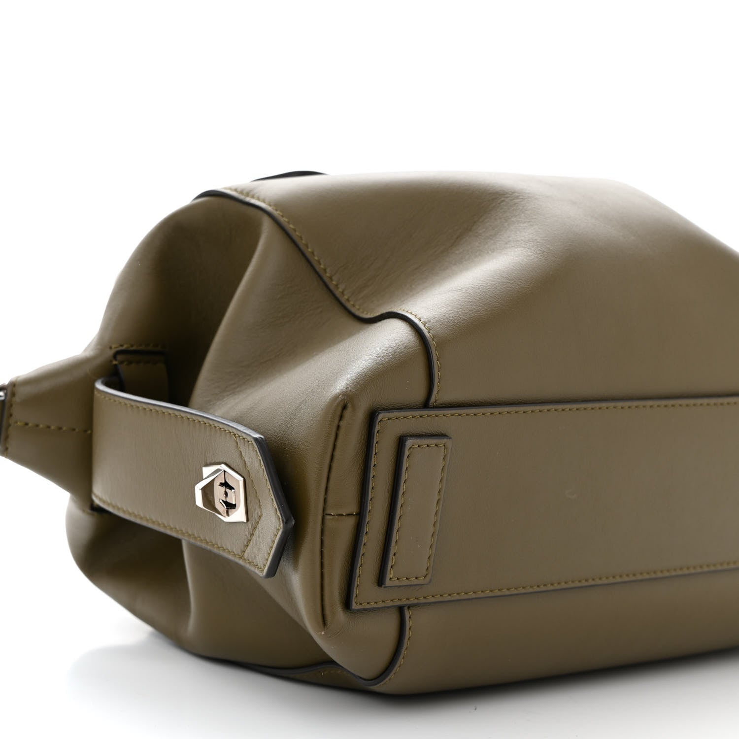 Givenchy Smooth Calfskin Small Soft Antigona Dark Khaki 8 of 13