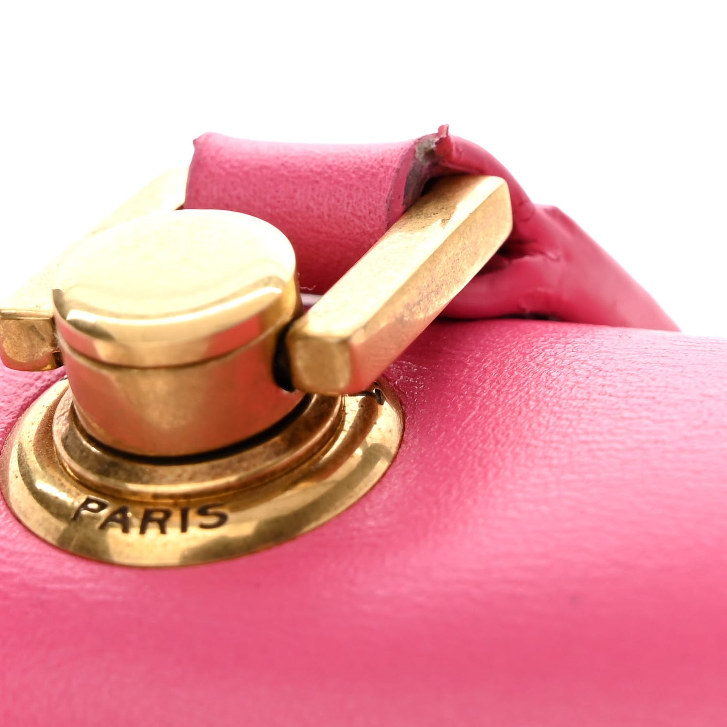 Smooth Calfskin Le Carre Shoulder Bag Pink