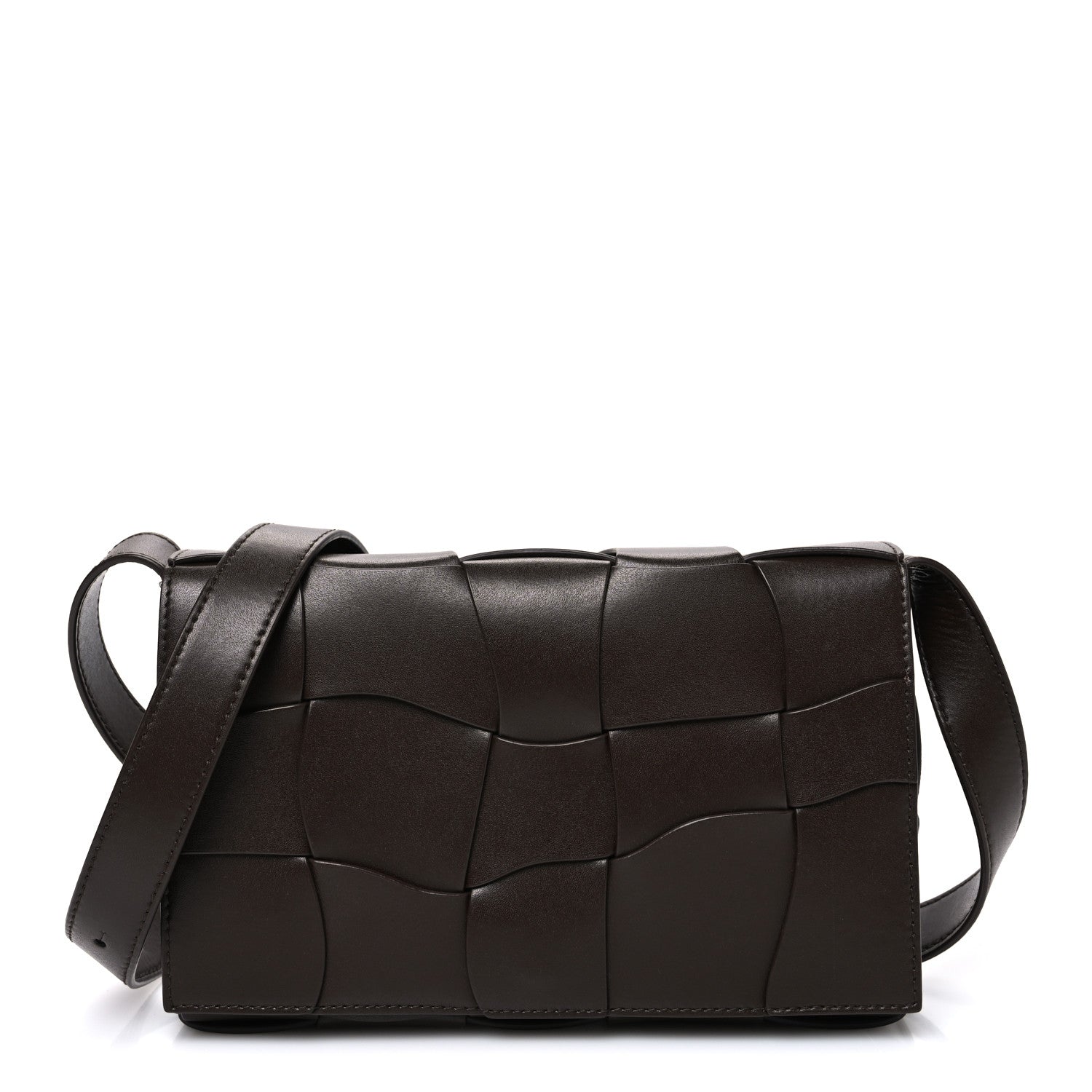 Bottega Veneta Lambskin Maxi Urban Wave Intrecciato Cassette