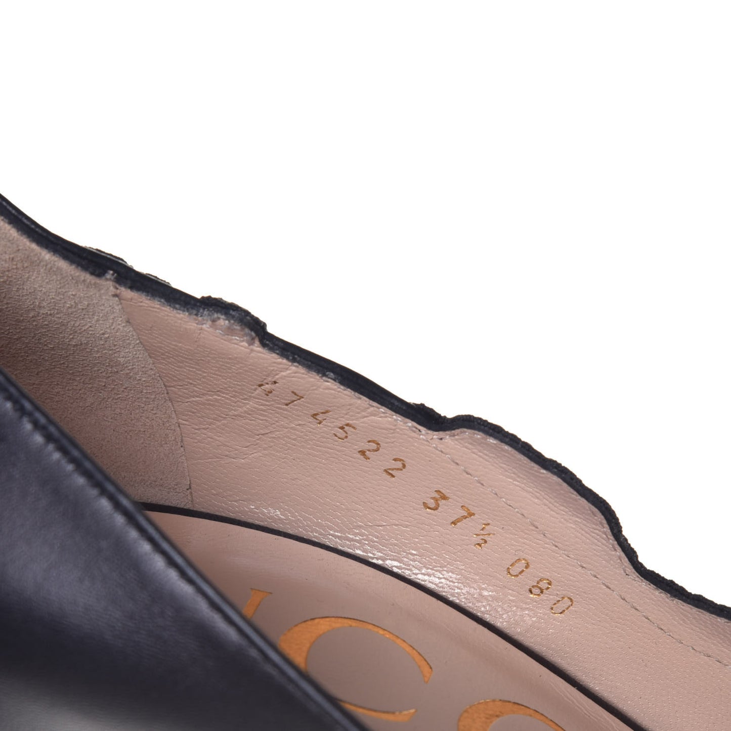 Calfskin Ophelia High Heel Pumps 37.5 Black